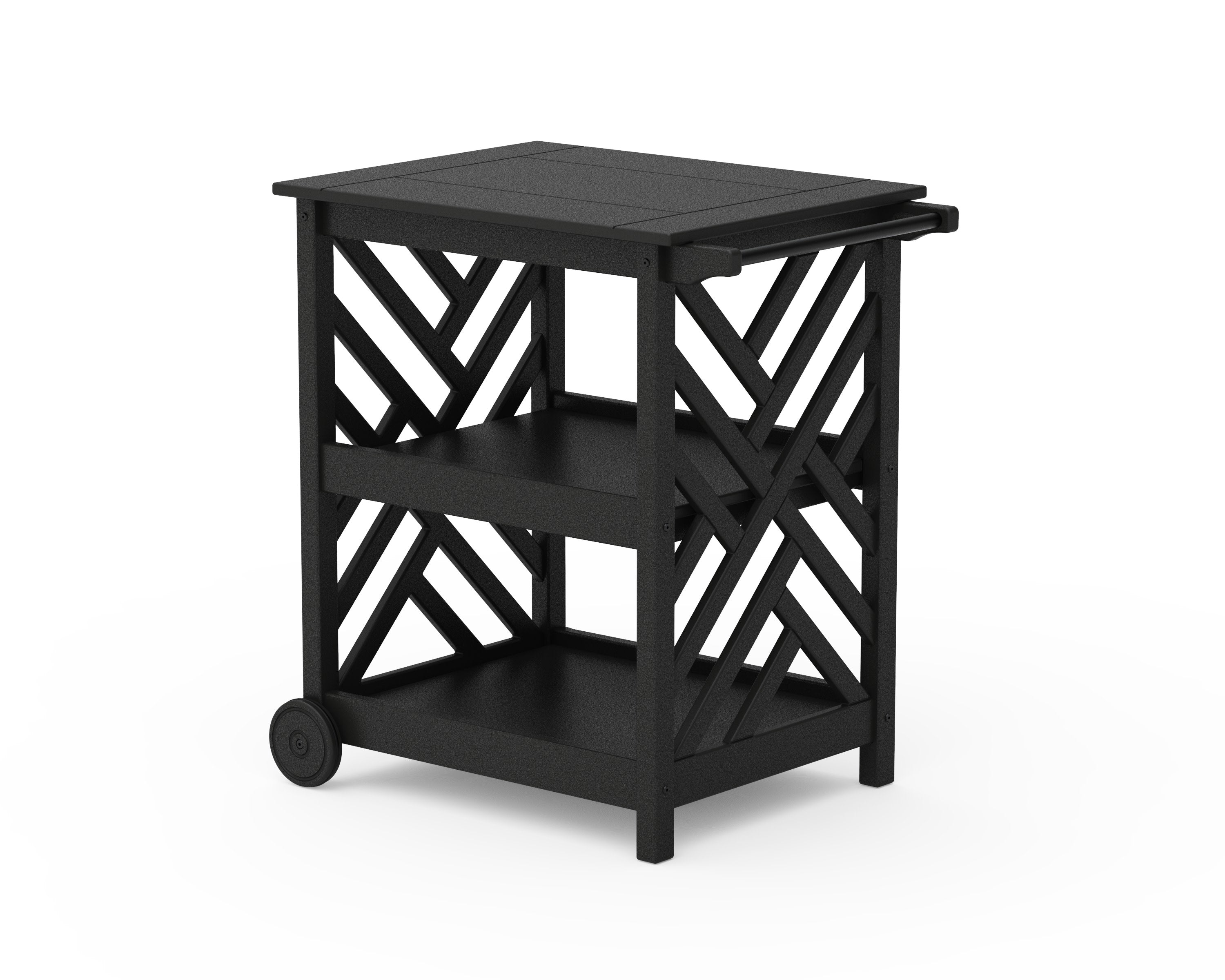 Chippendale Bar Cart in Black