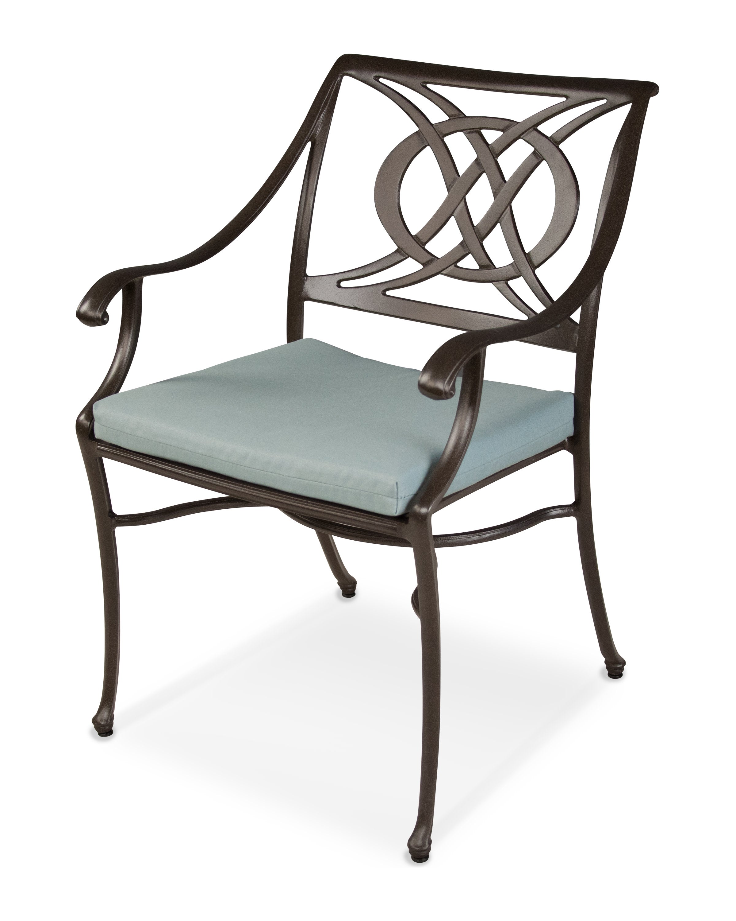 Ateeva 19" x 17" Outdoor Seat Cushion by POLYWOOD in Spa