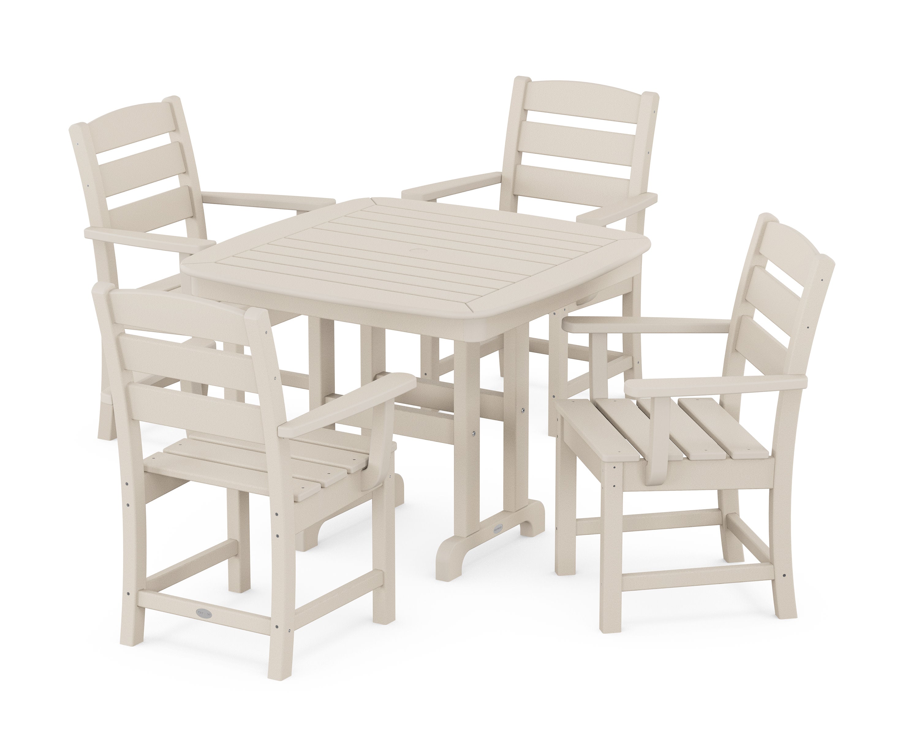 Lakeside 5-Piece Dining Set in Sand