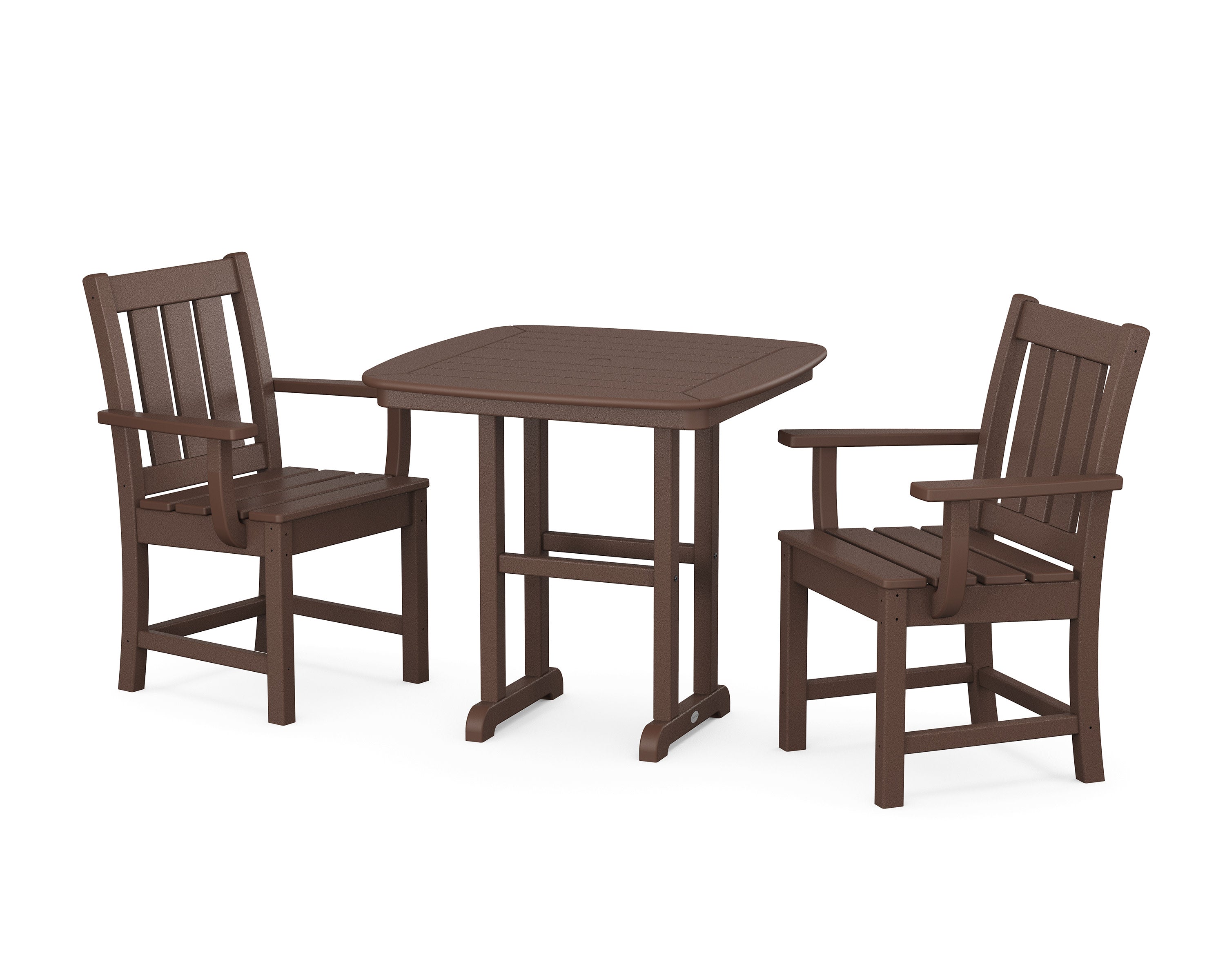 Oxford 3-Piece Dining Set in Mahogany