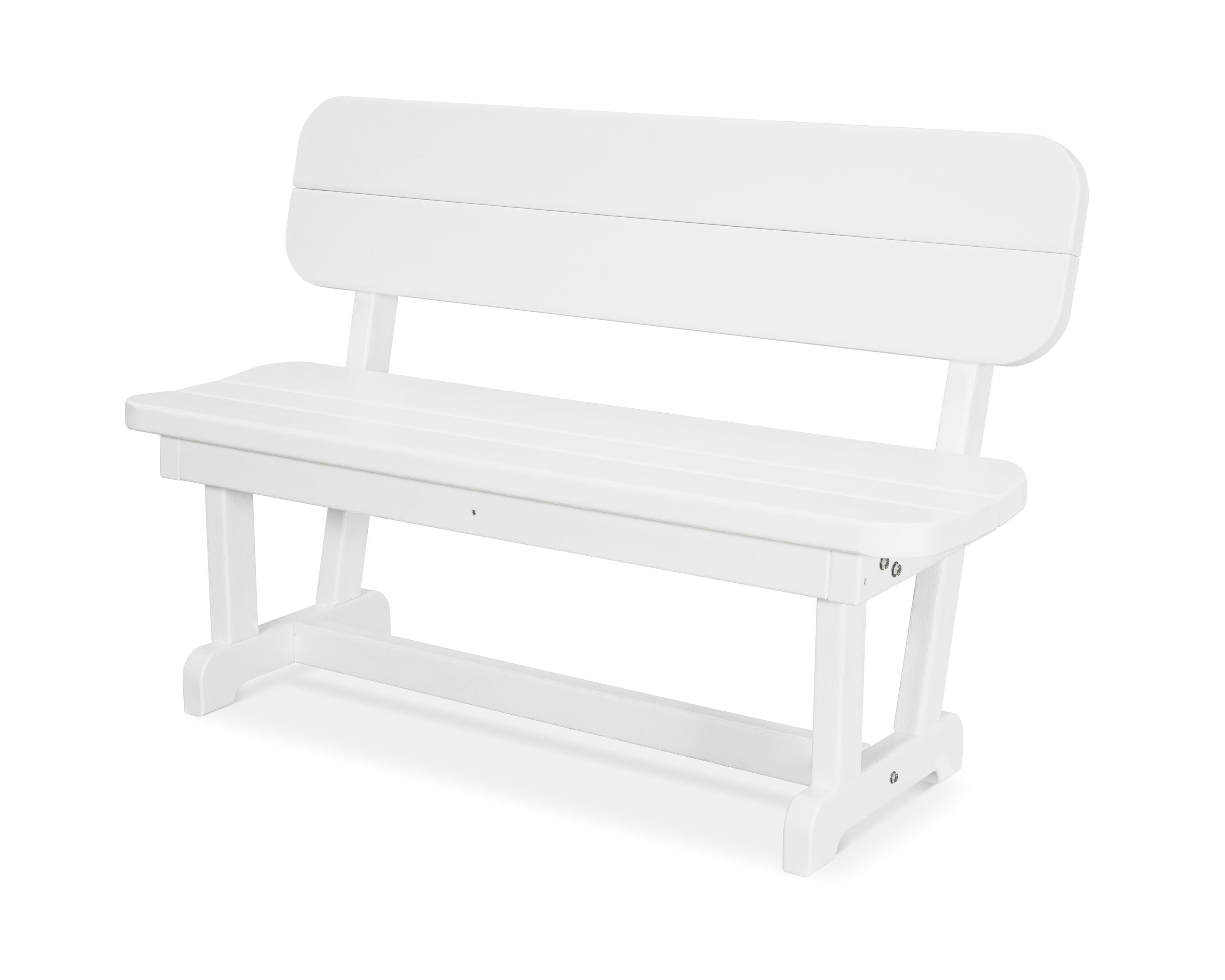 Park 48" Bench in White