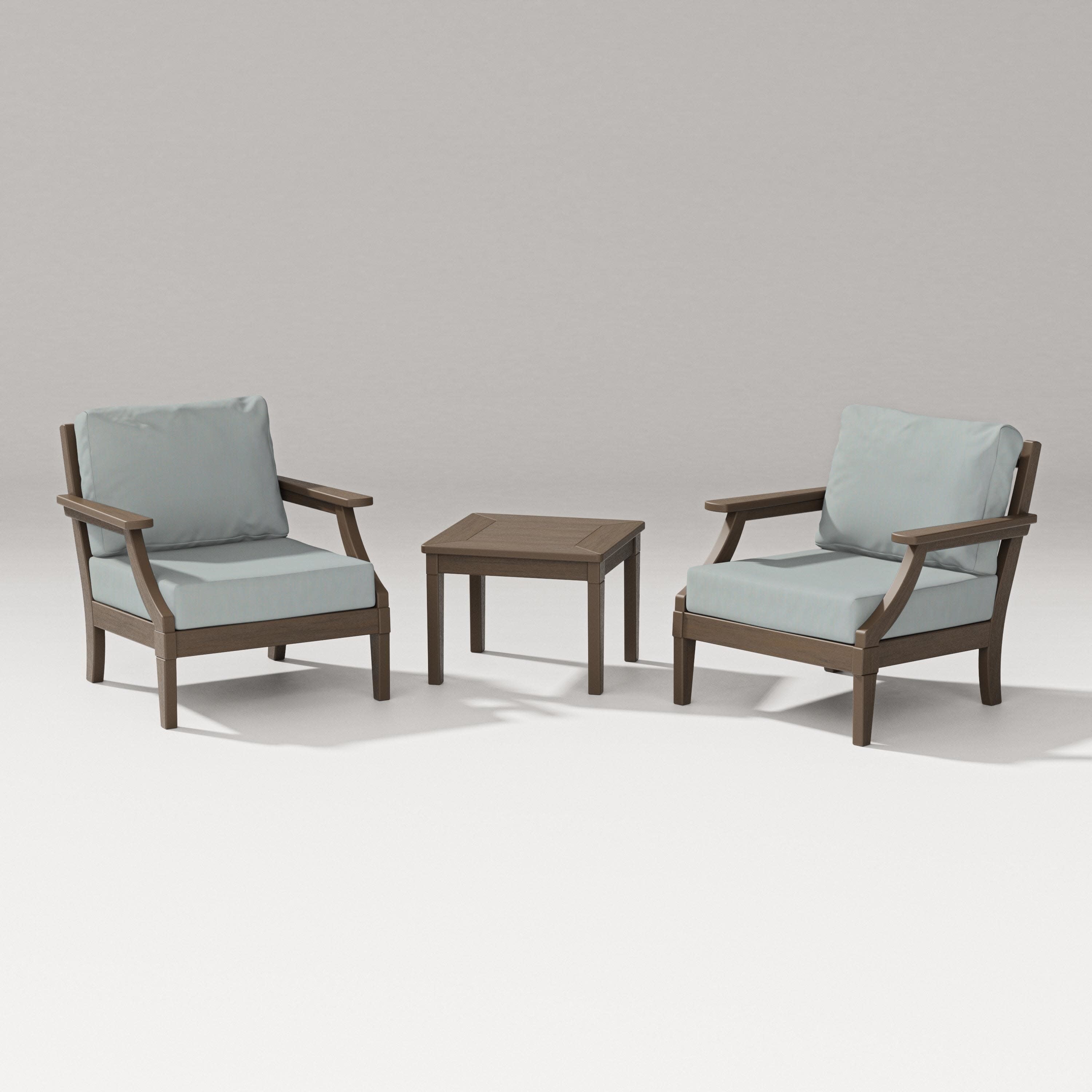 Estate 3-Piece Lounge Chair Set in Kona / Spa