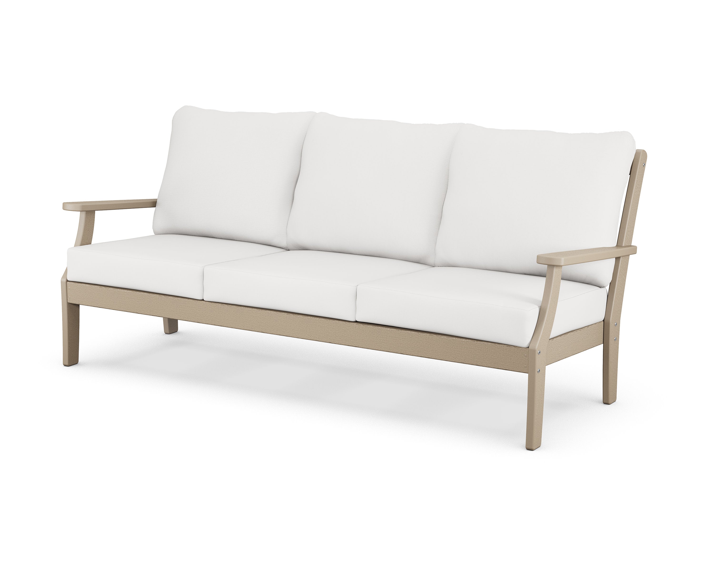 Braxton Deep Seating Sofa in Vintage Sahara / Natural Linen