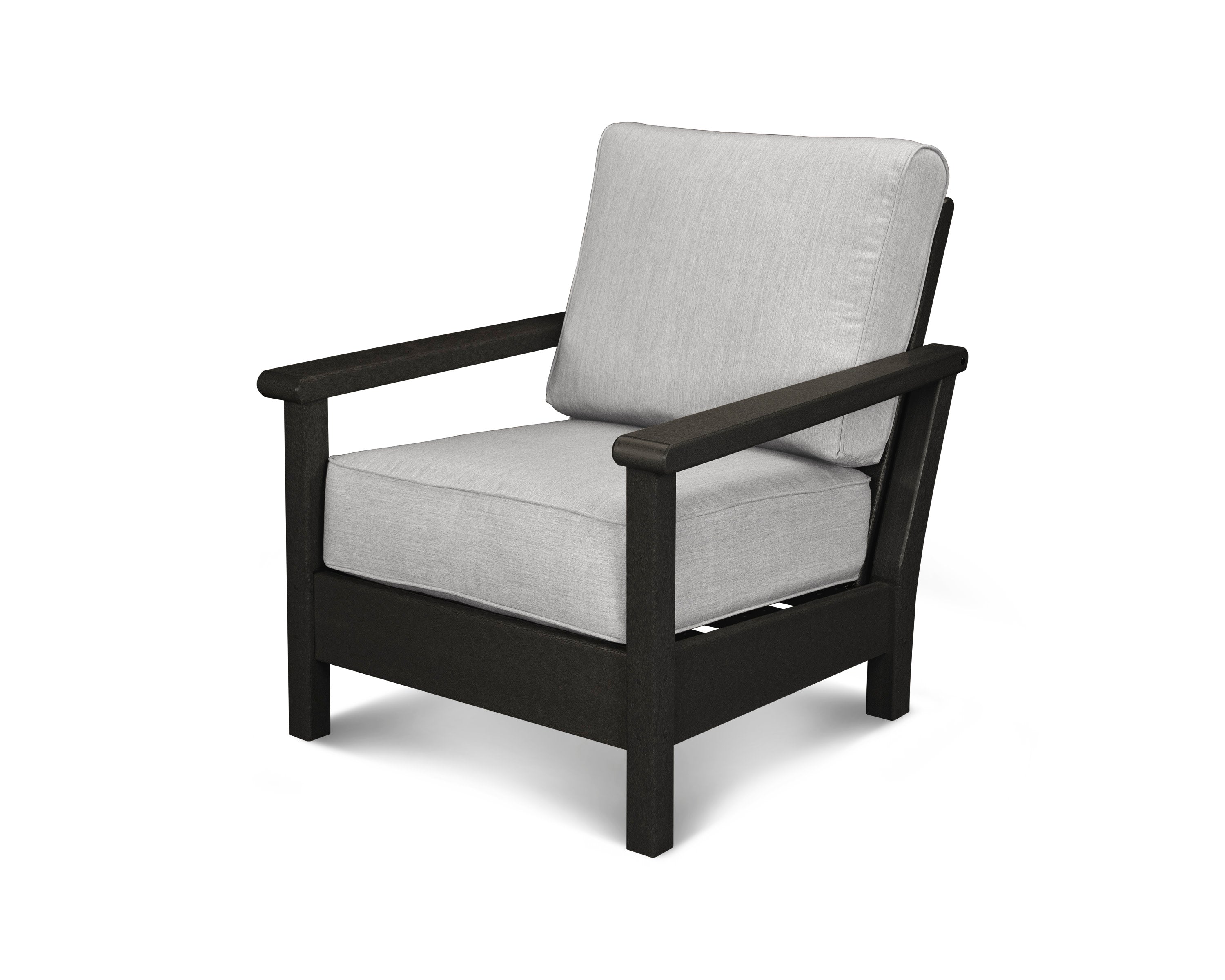 Harbour Deep Seating Chair in Black / Granite