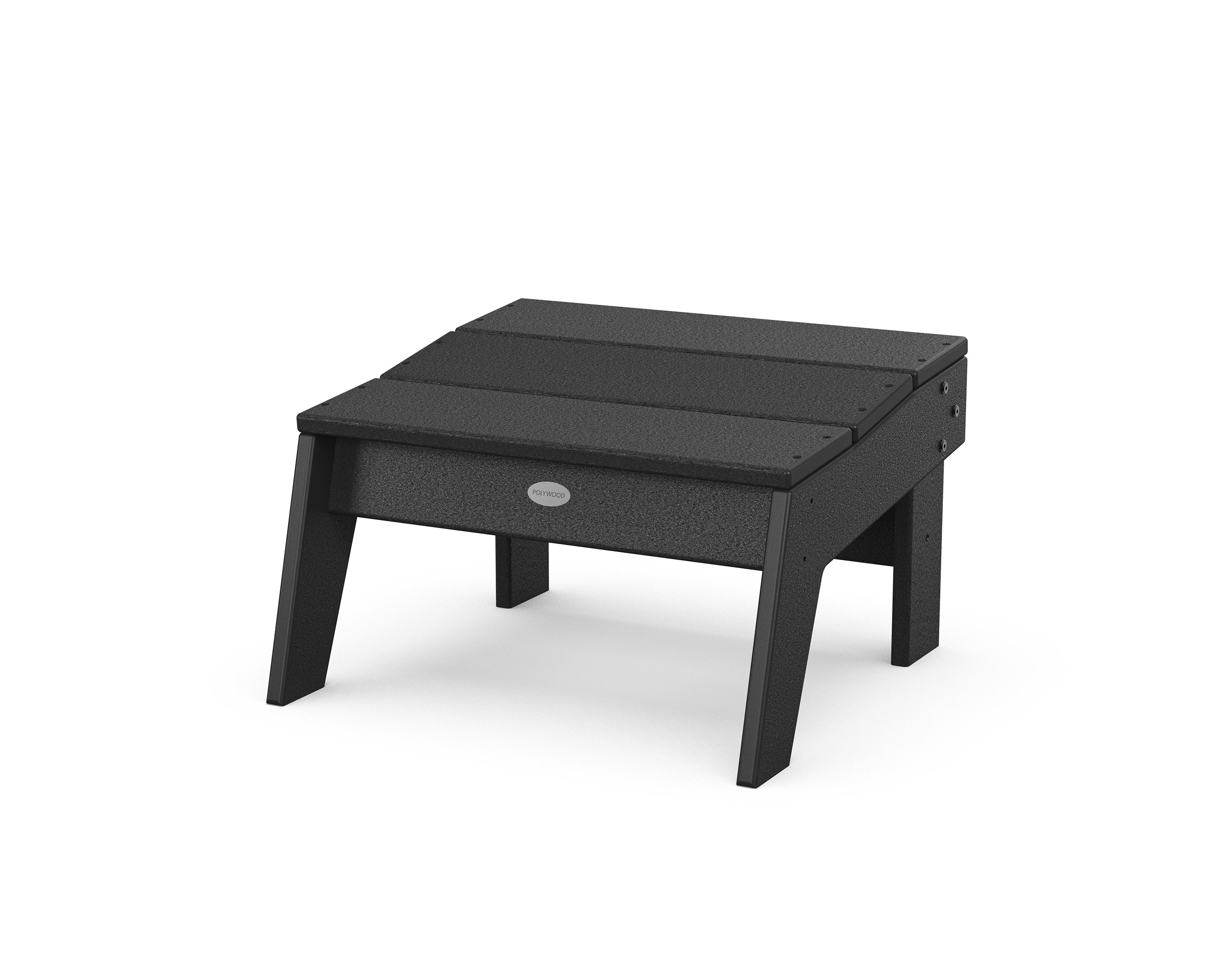Modern Studio Ottoman in Black