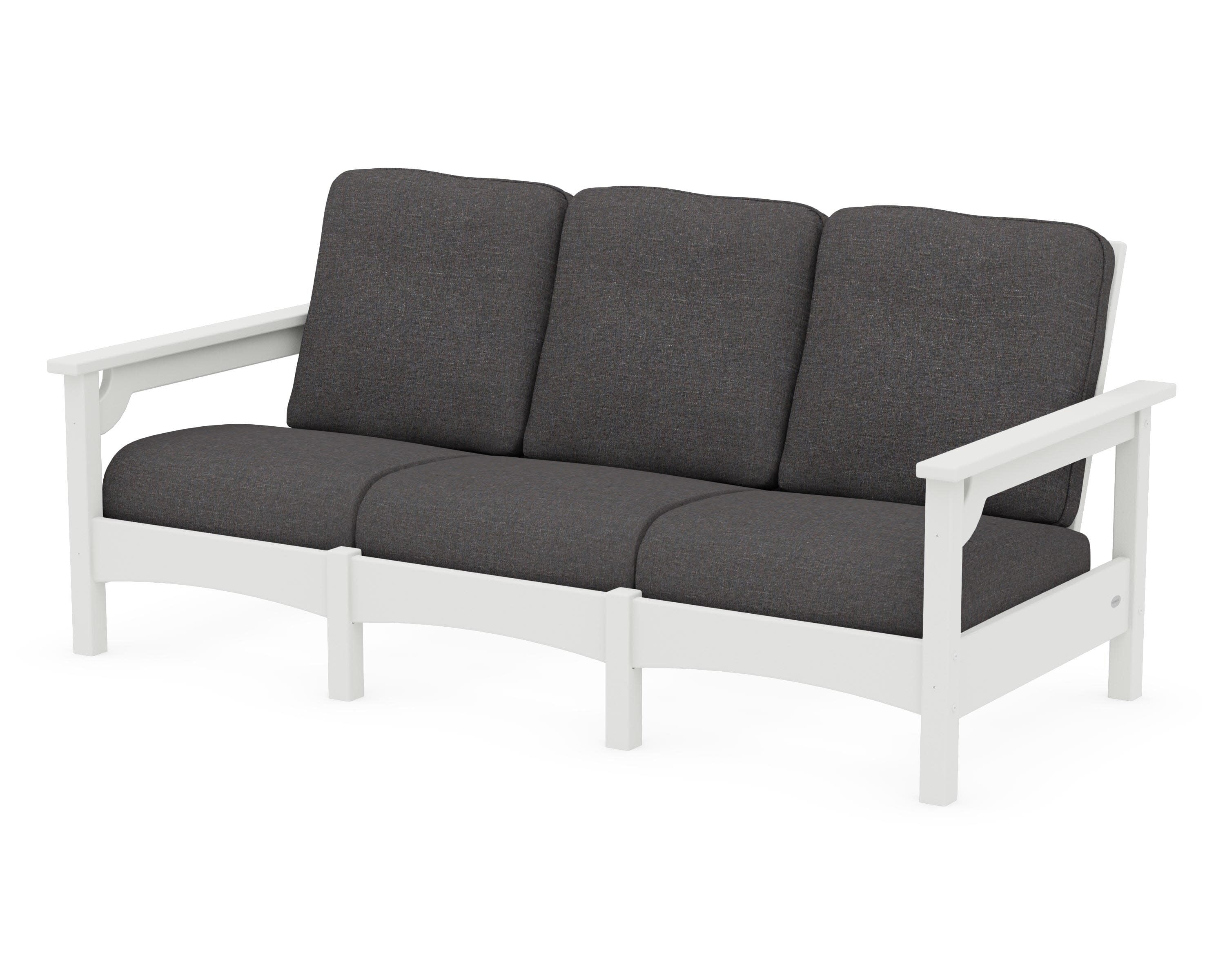 Club Sofa in Vintage White / Ash Charcoal