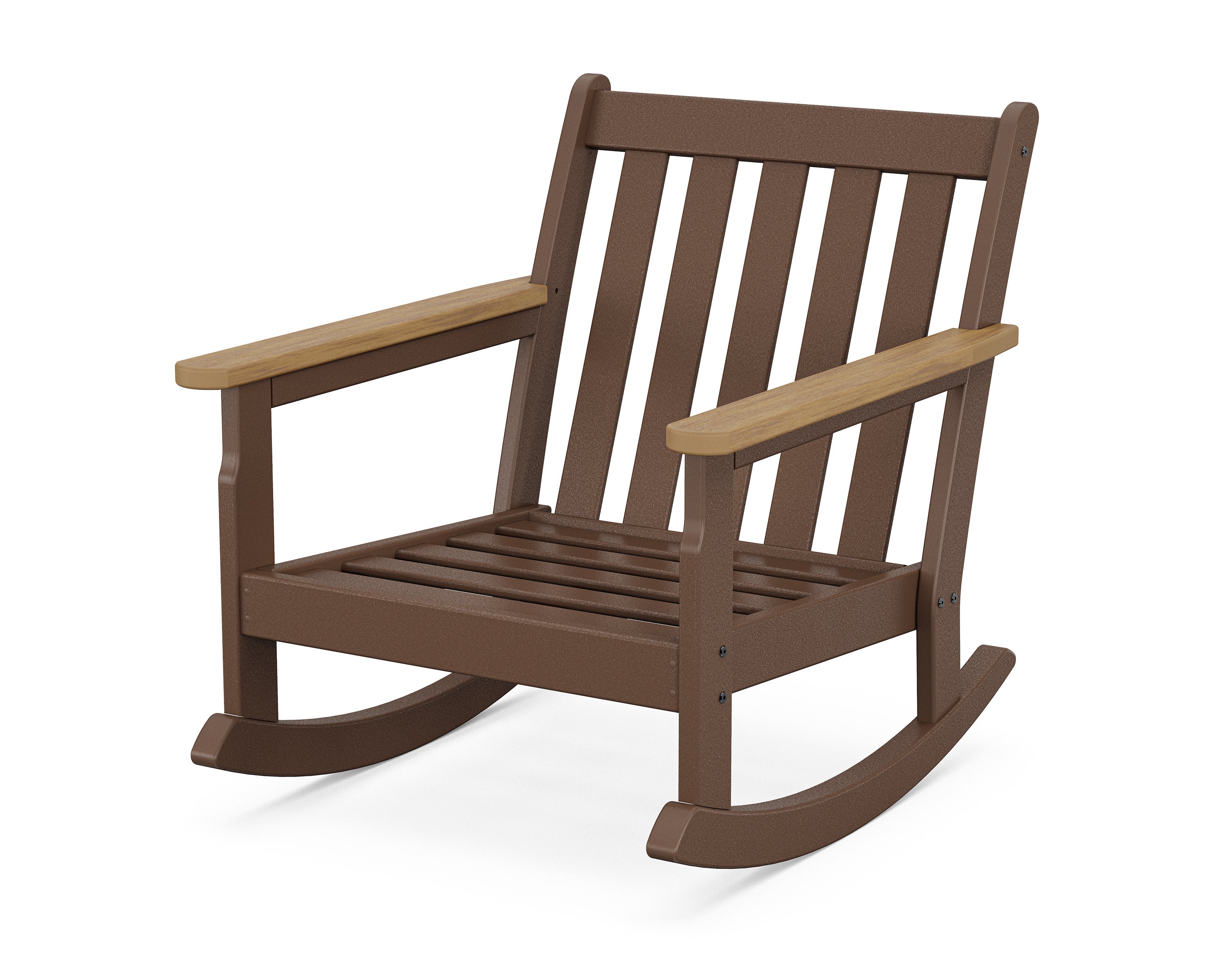 Vineyard Deep Seating Rocking Chair Frame in Mahogany / Natural