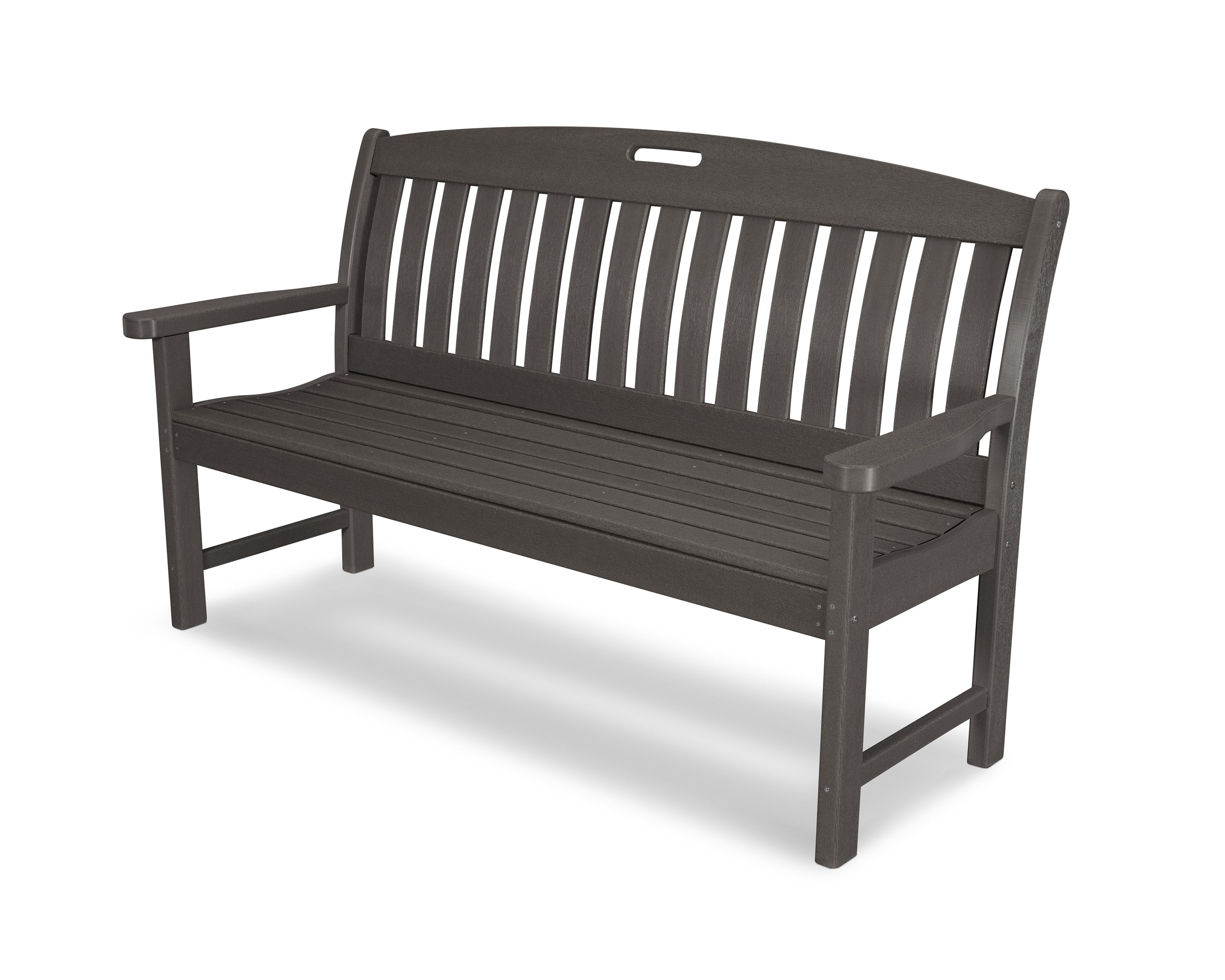 Nautical 60" Bench in Vintage Coffee