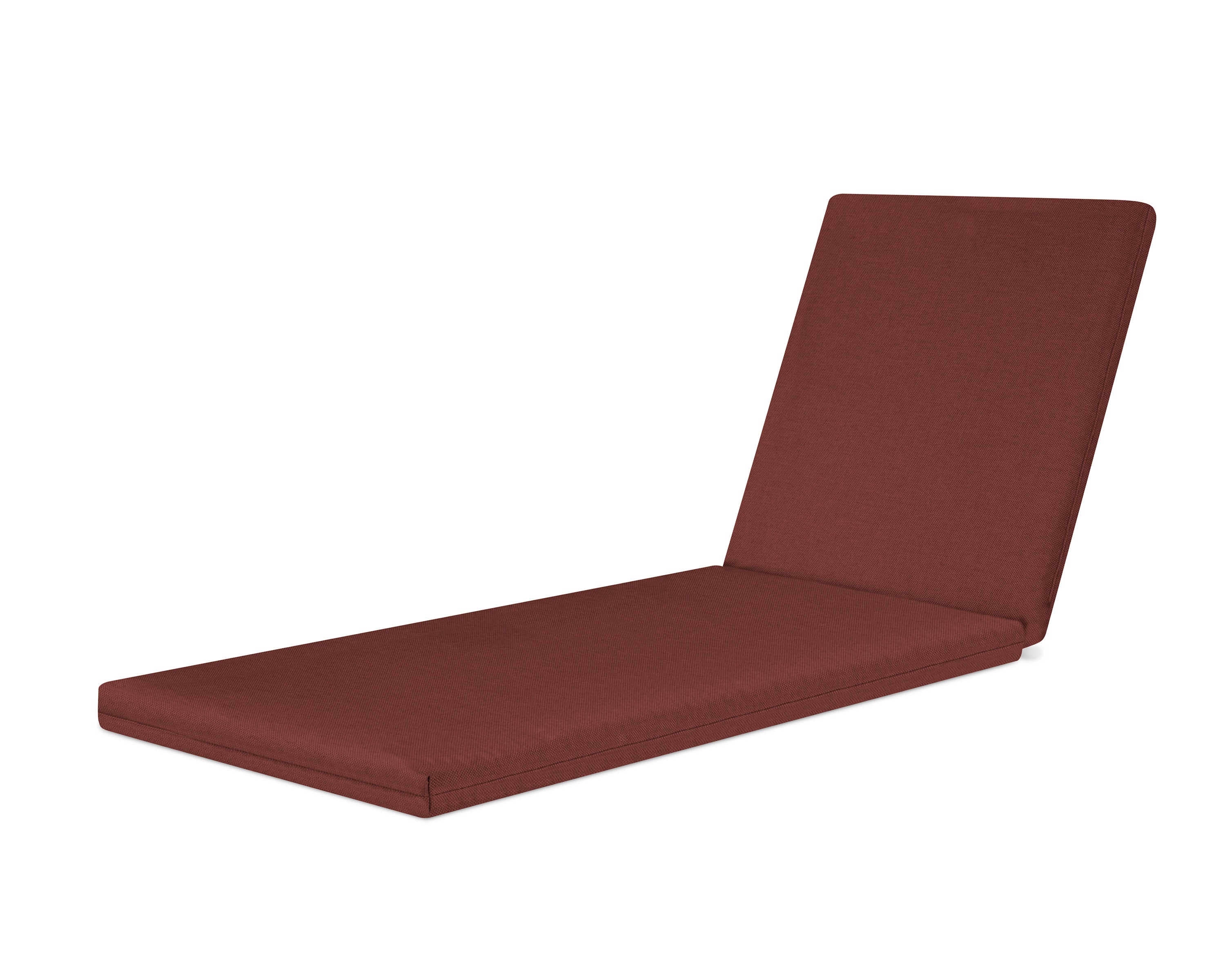 Chaise Cushion in Essential Garnet