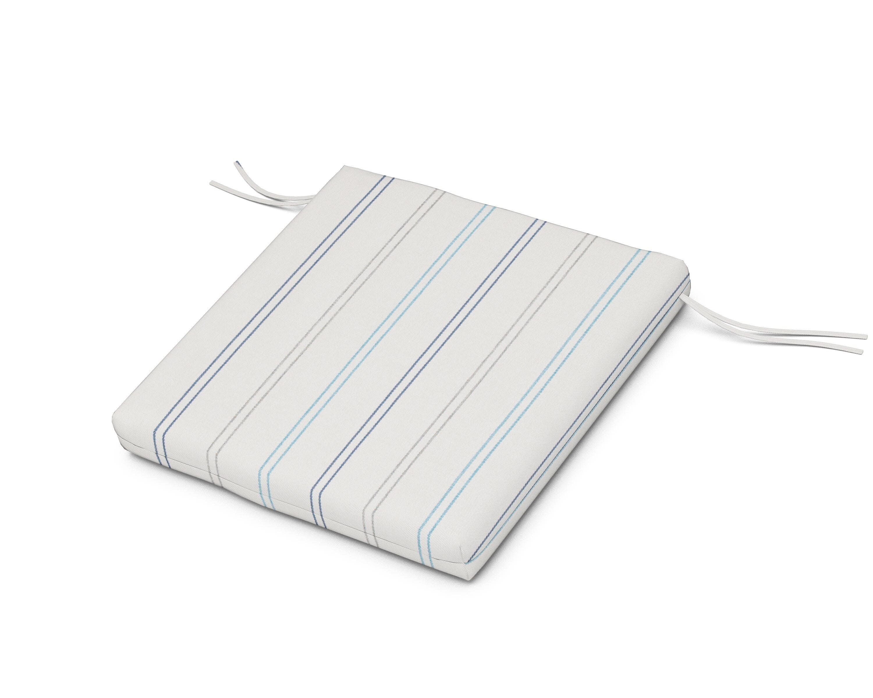Seat Cushion 21.5"D x 21"W x 2.5"H in Marine High Tide