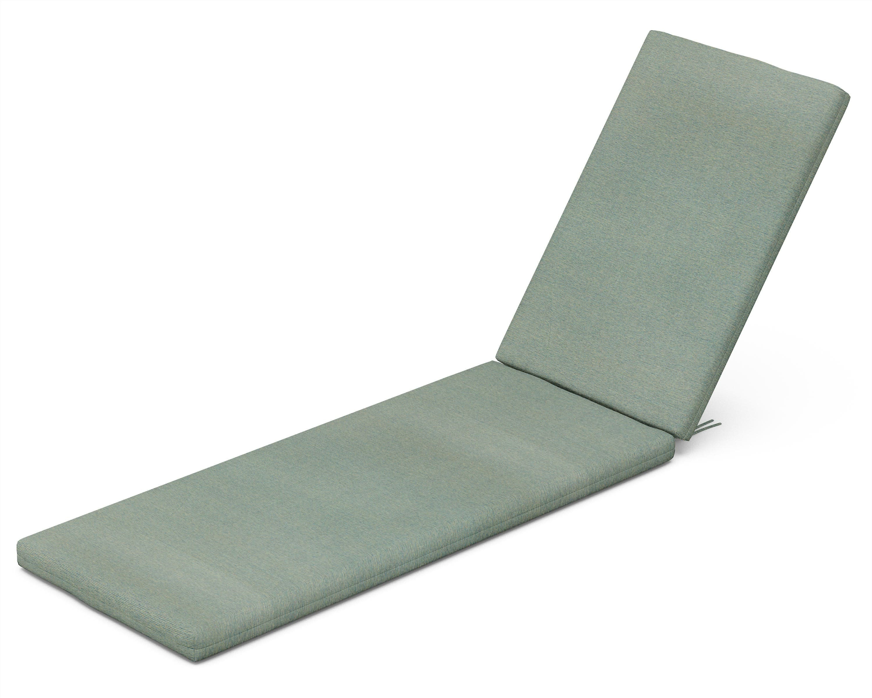 Chaise Cushion in Deckhand Lagoon