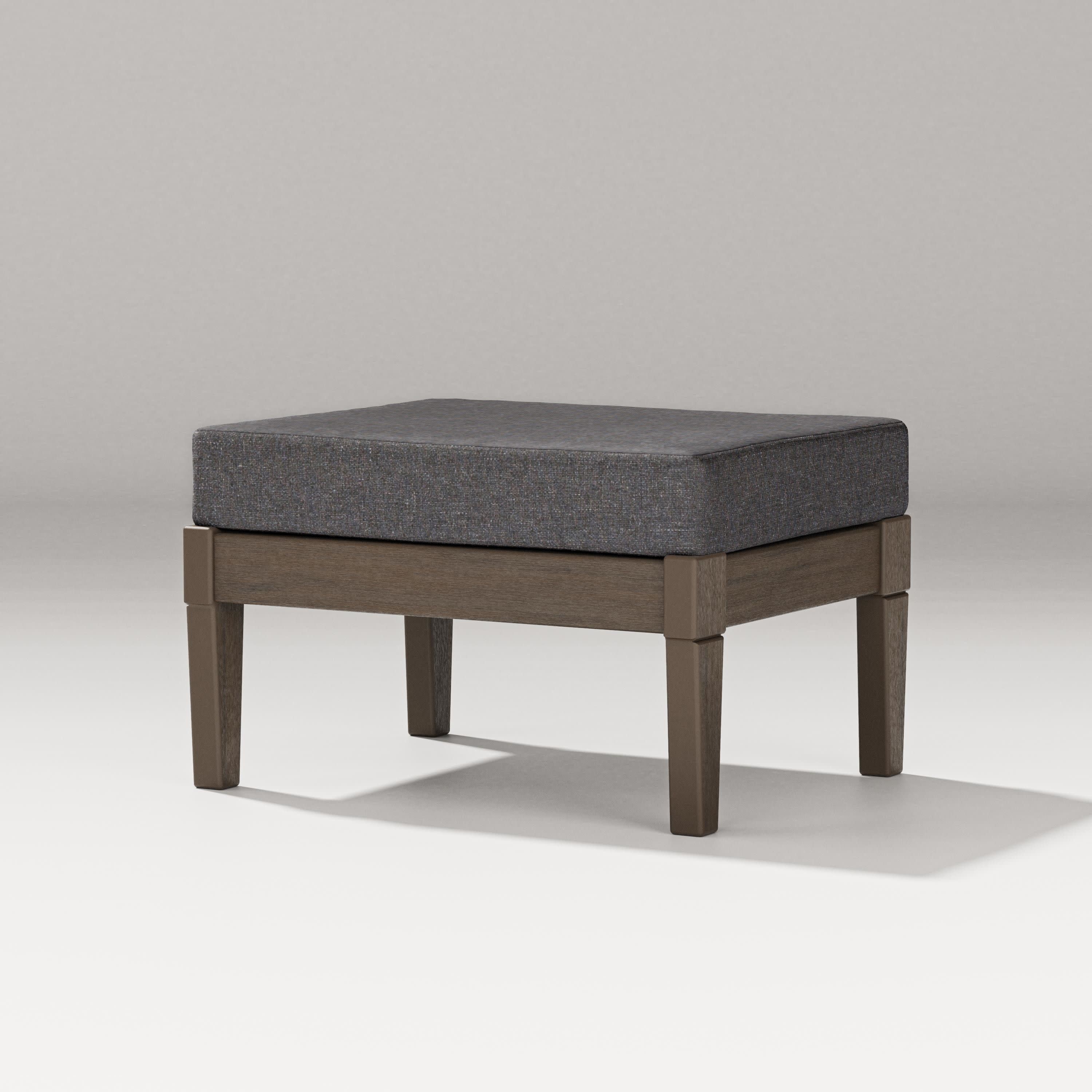 Estate Lounge Ottoman in Kona / Ash Charcoal