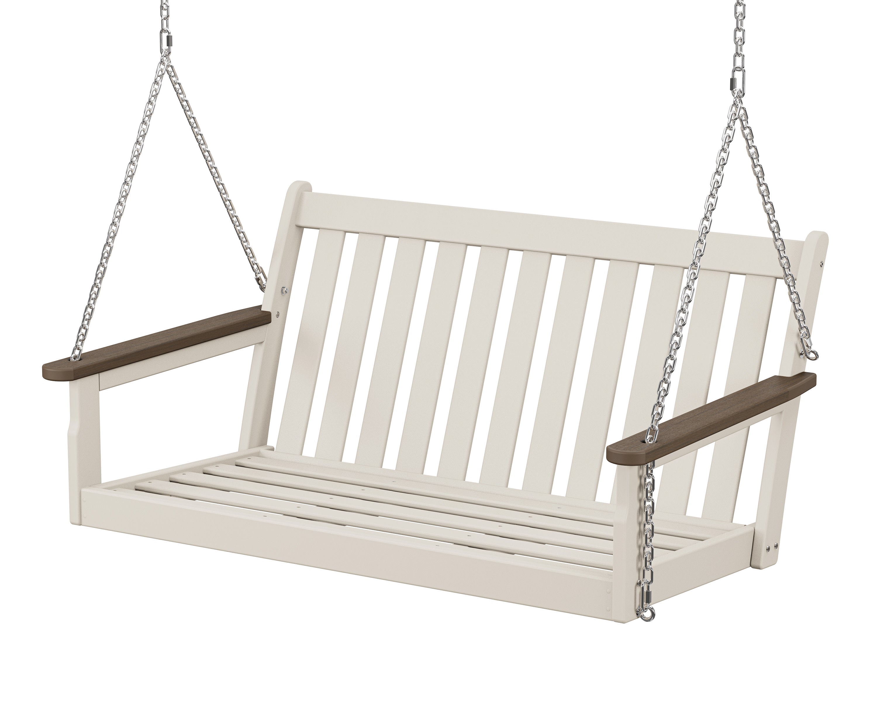 Vineyard Deep Seating Swing Frame in Sand / Kona