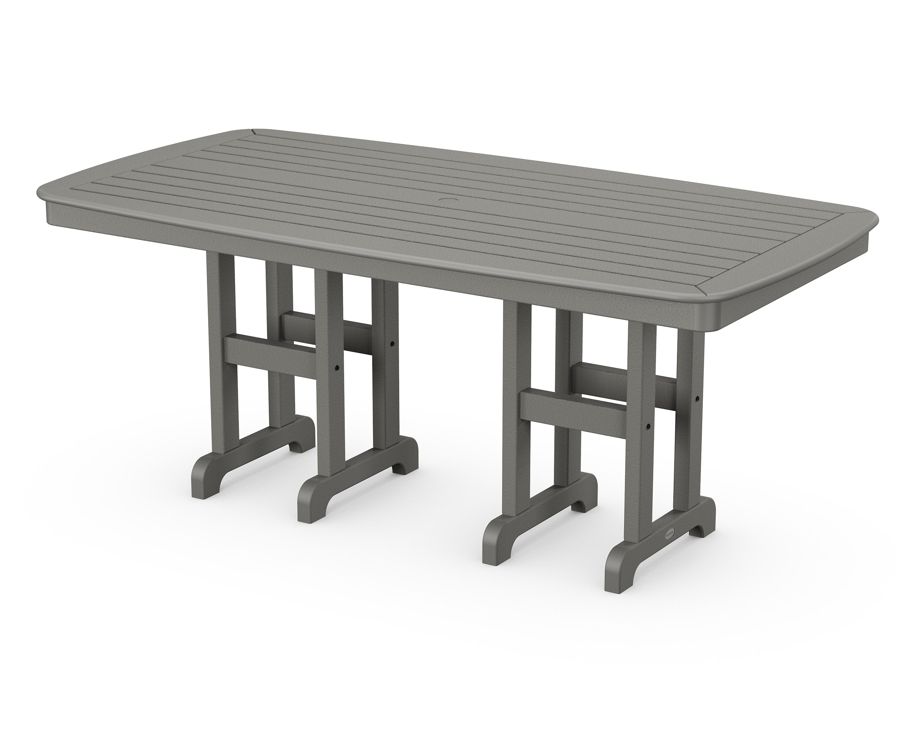 Nautical 37" x 72" Dining Table in Slate Grey