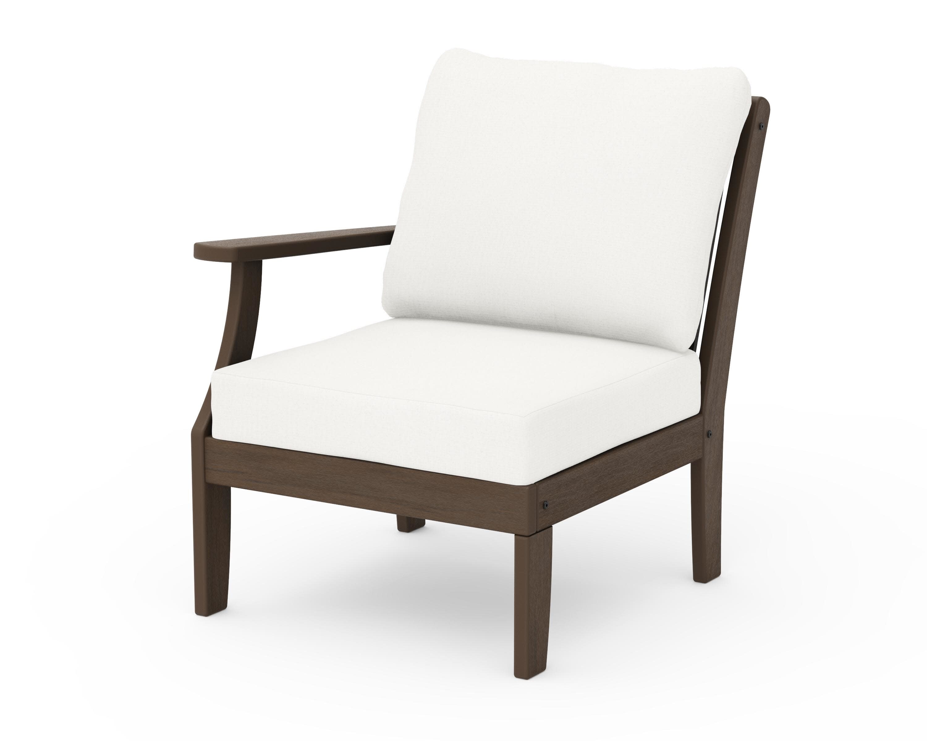 Braxton Modular Left Arm Chair in Kona / Natural Linen