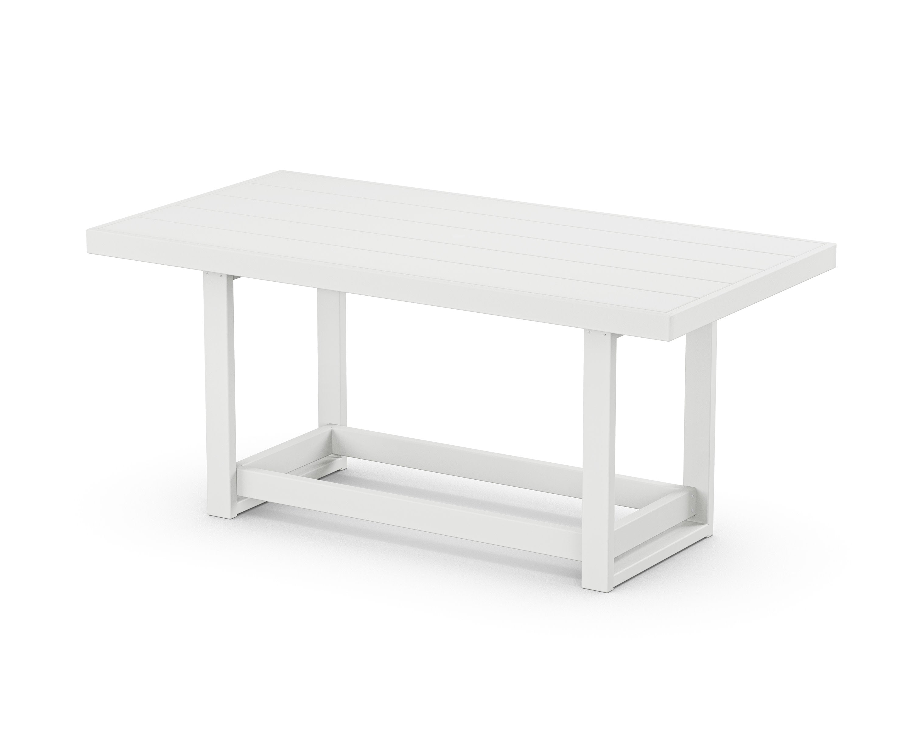 EDGE 40 x 78 Counter Table in White