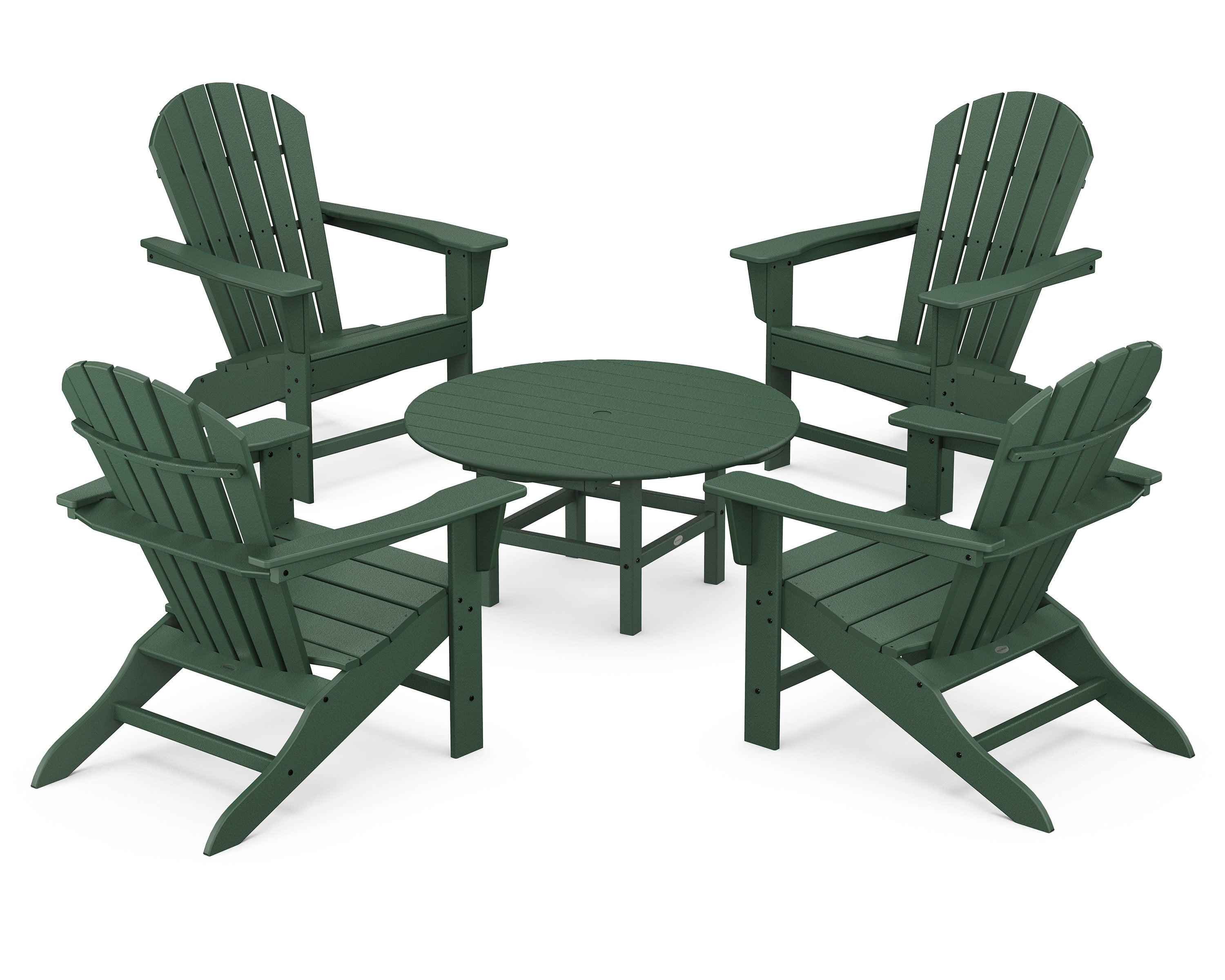 South Beach 5-Piece Conversation Group in Green