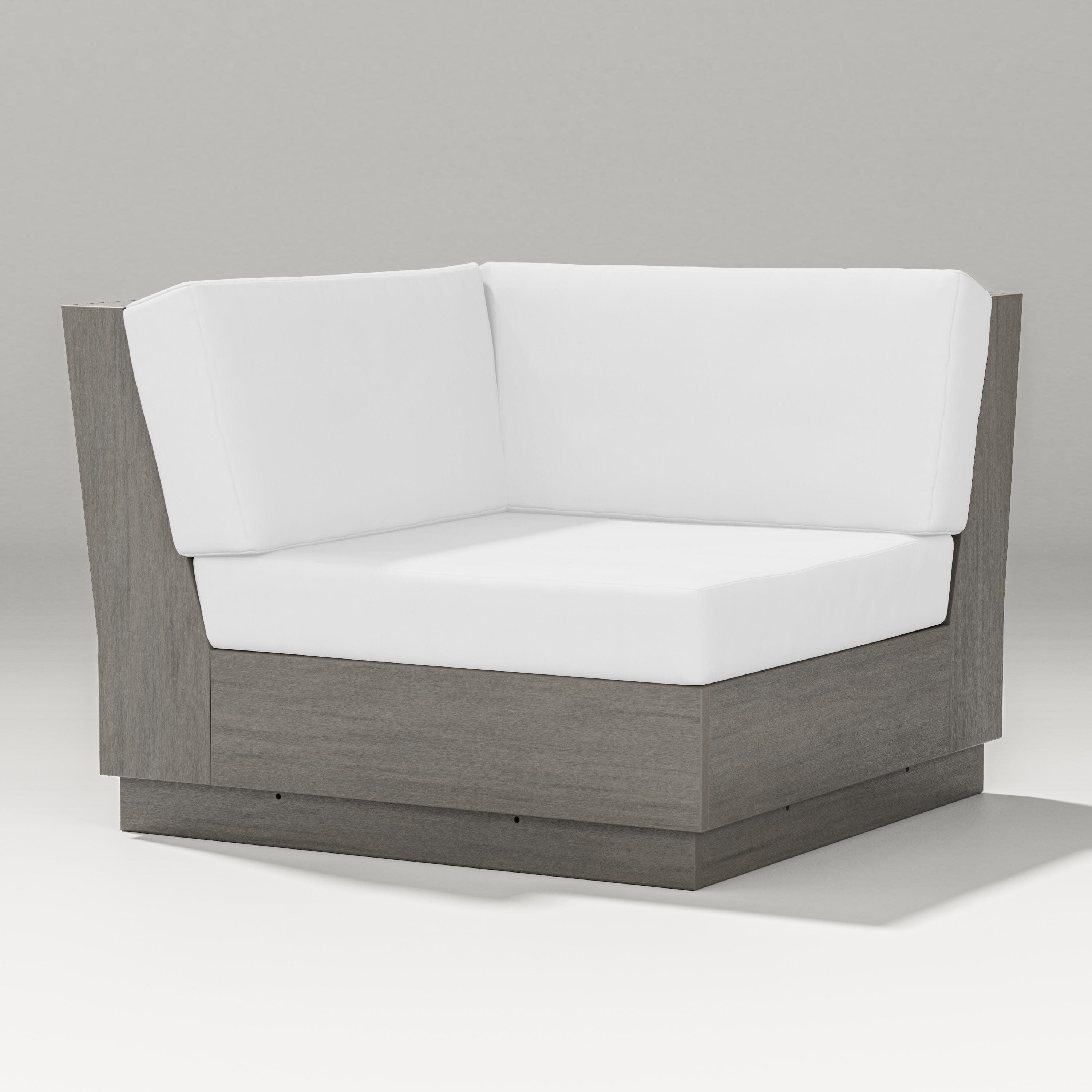 Elevate Modular Corner Chair in Driftwood / Natural