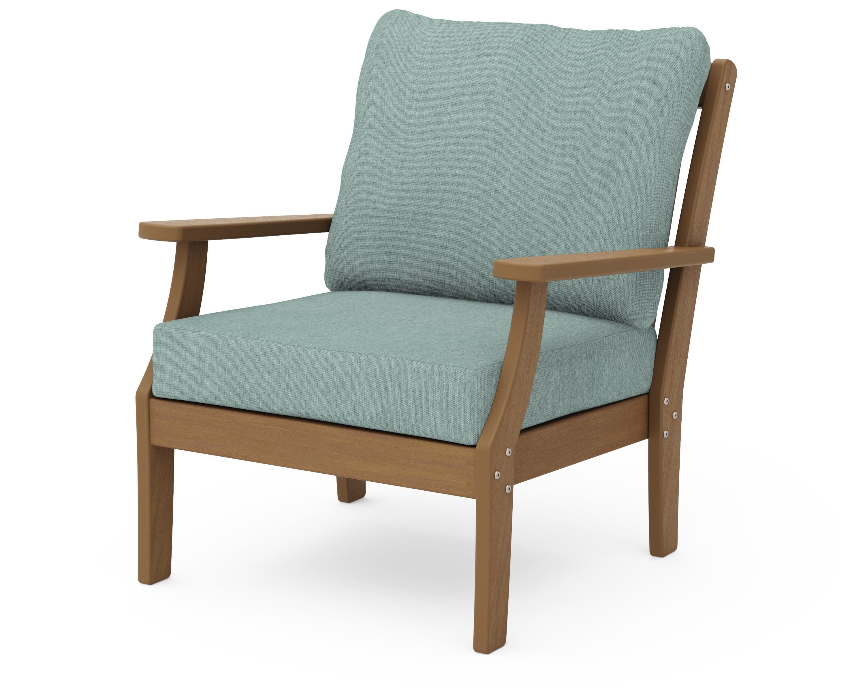 Braxton Deep Seating Chair in Natural / Glacier Spa