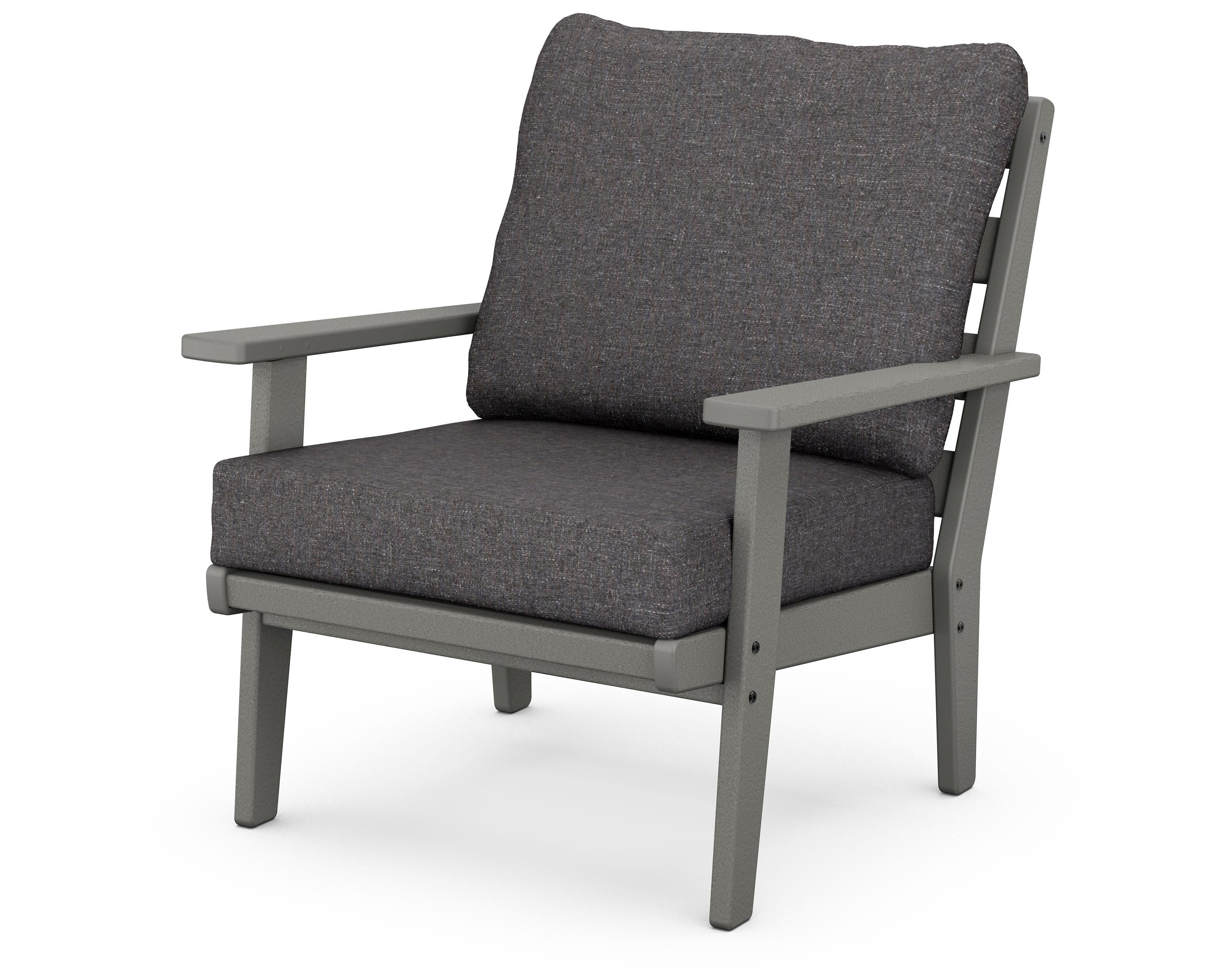 Grant Park Deep Seating Chair in Slate Grey / Ash Charcoal