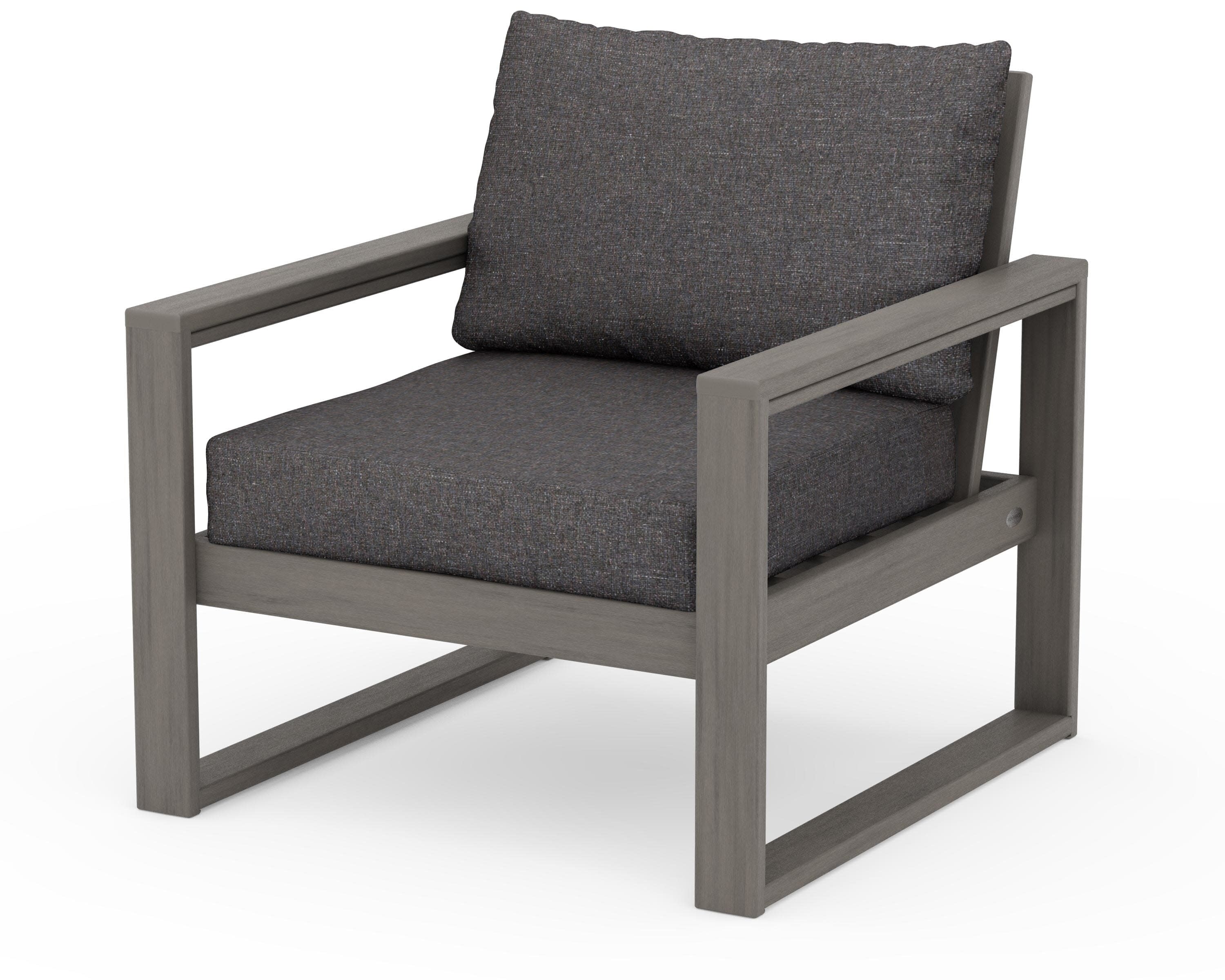 EDGE Club Chair in Driftwood / Ash Charcoal