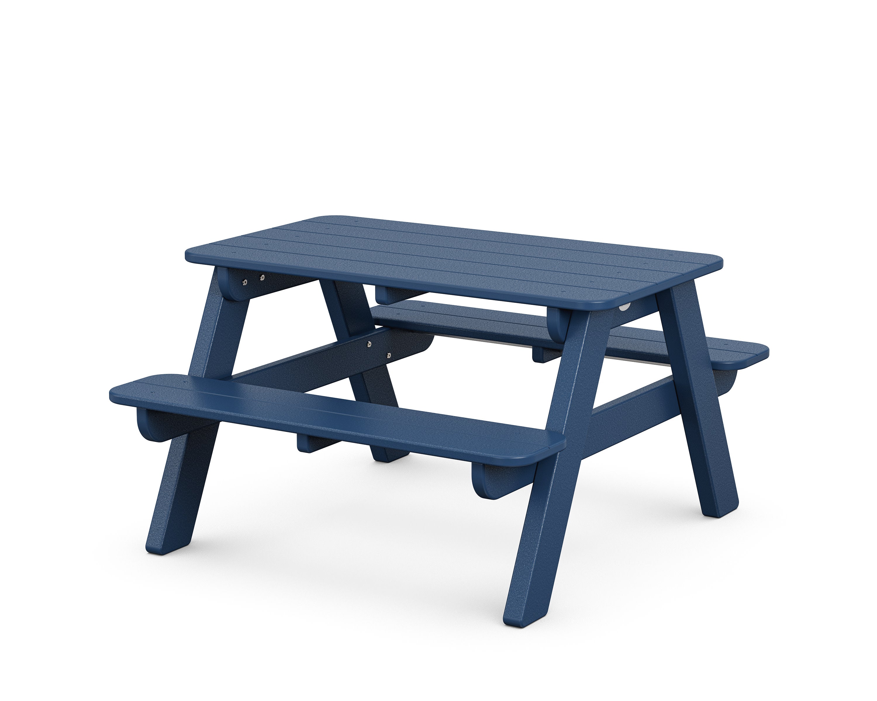 Kids Outdoor Picnic Table in Navy