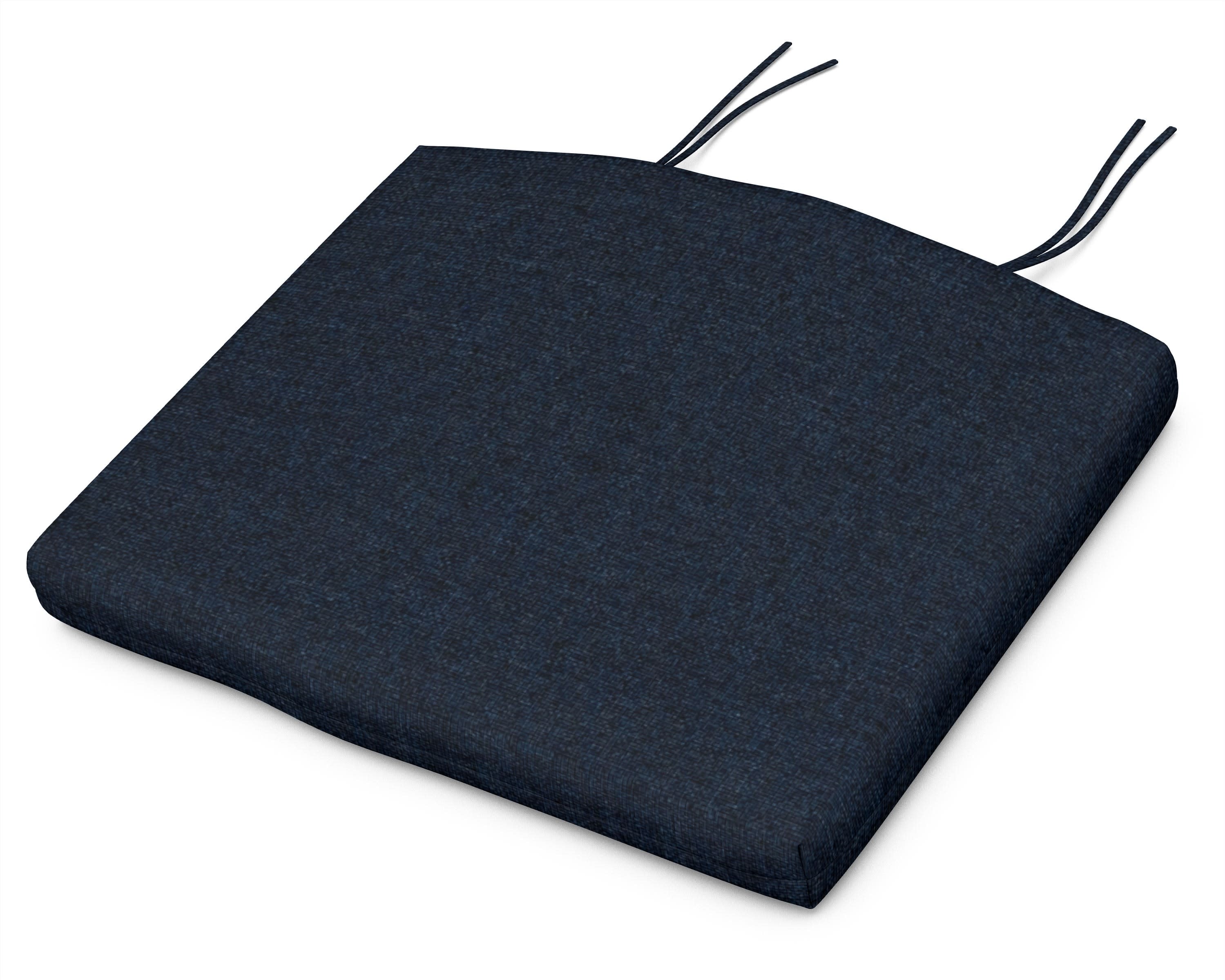 Standard Seat Cushion 18.5"D x 24"W x 2.5"H in Marine Indigo