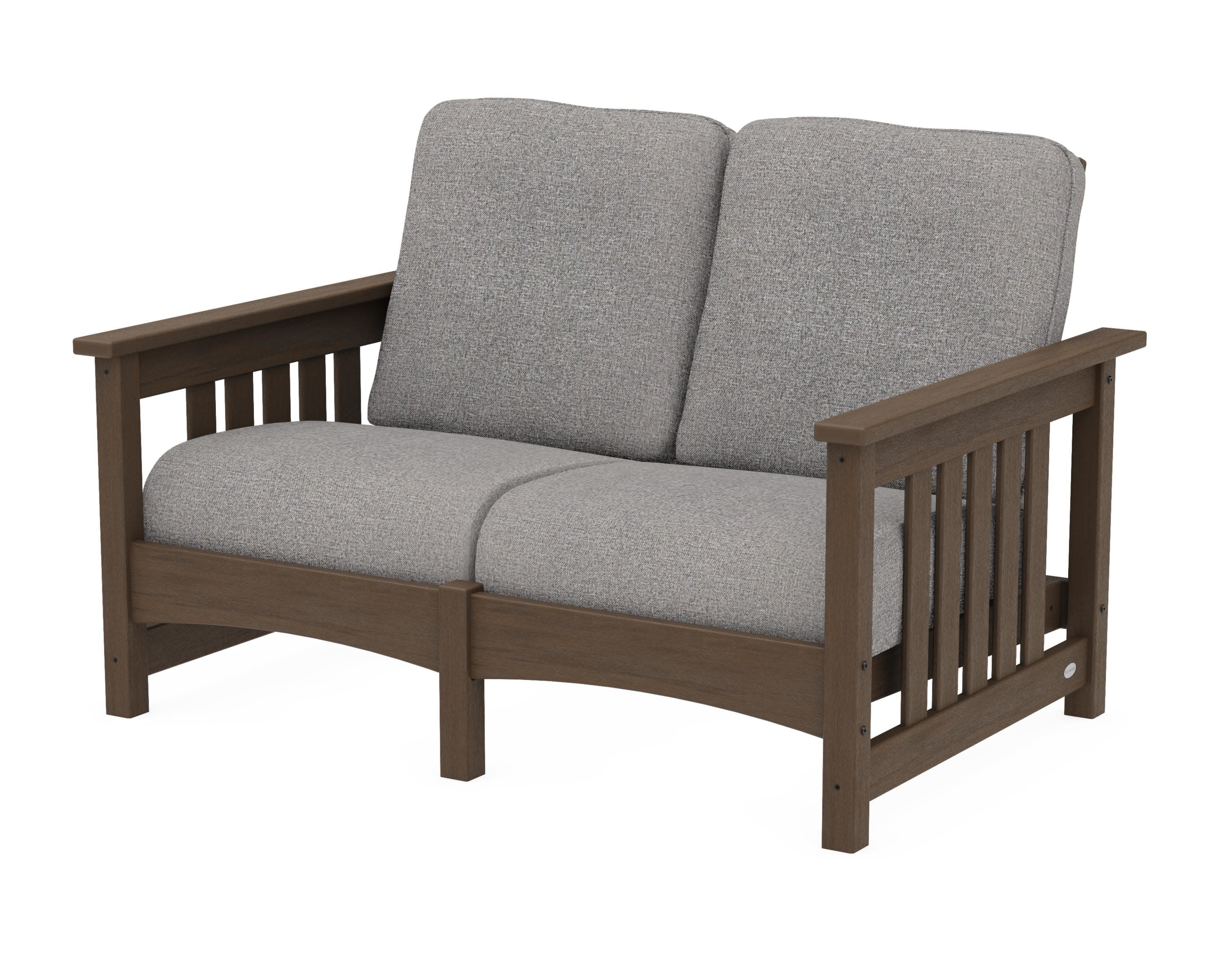 Club Mission Loveseat in Kona / Grey Mist