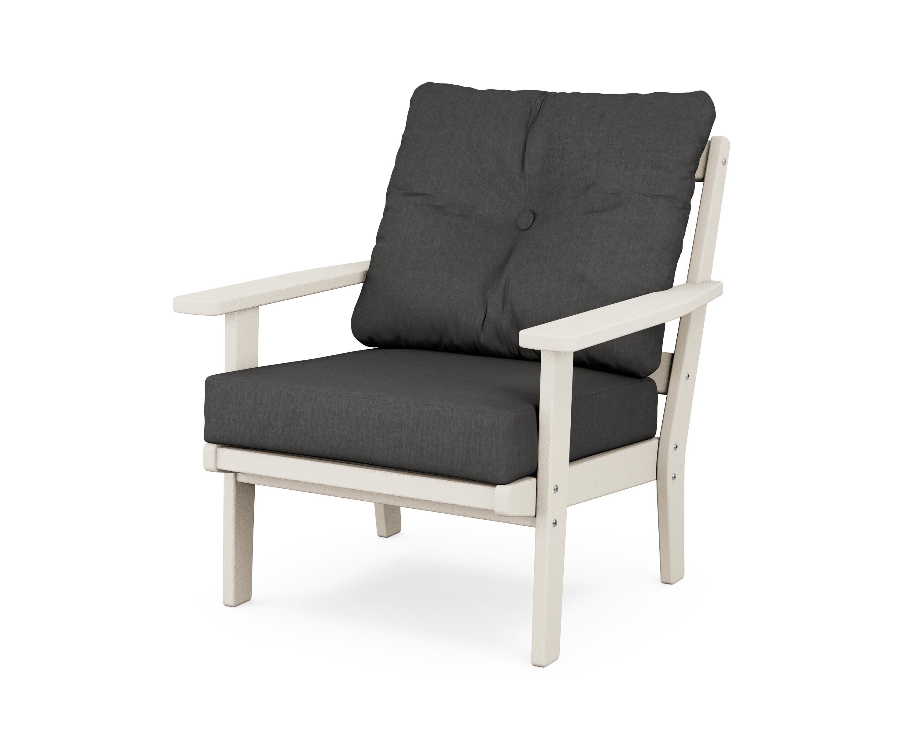 Prairie Deep Seating Chair in Sand / Spectrum Carbon