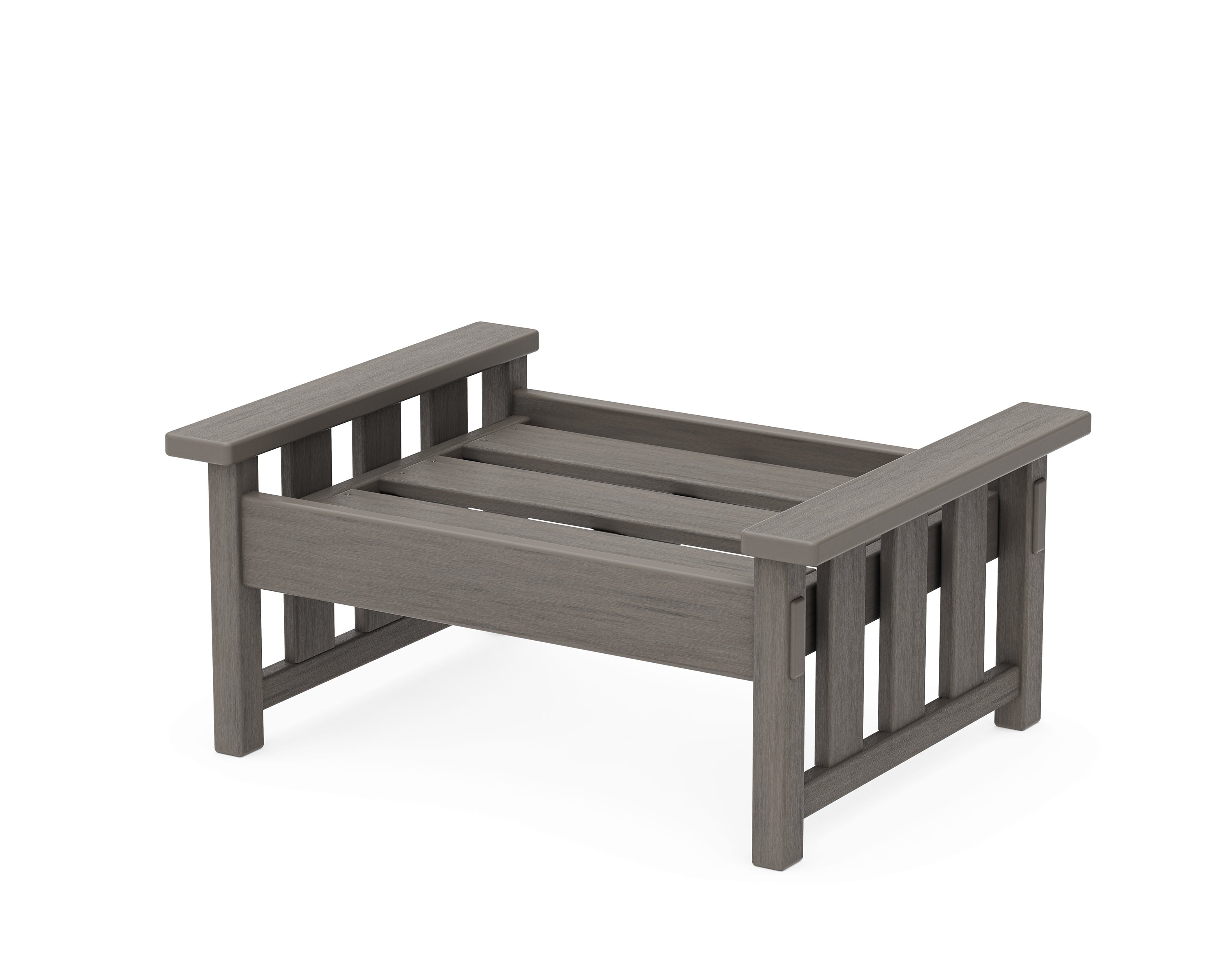 Acadia Deep Seating Ottoman Frame in Driftwood