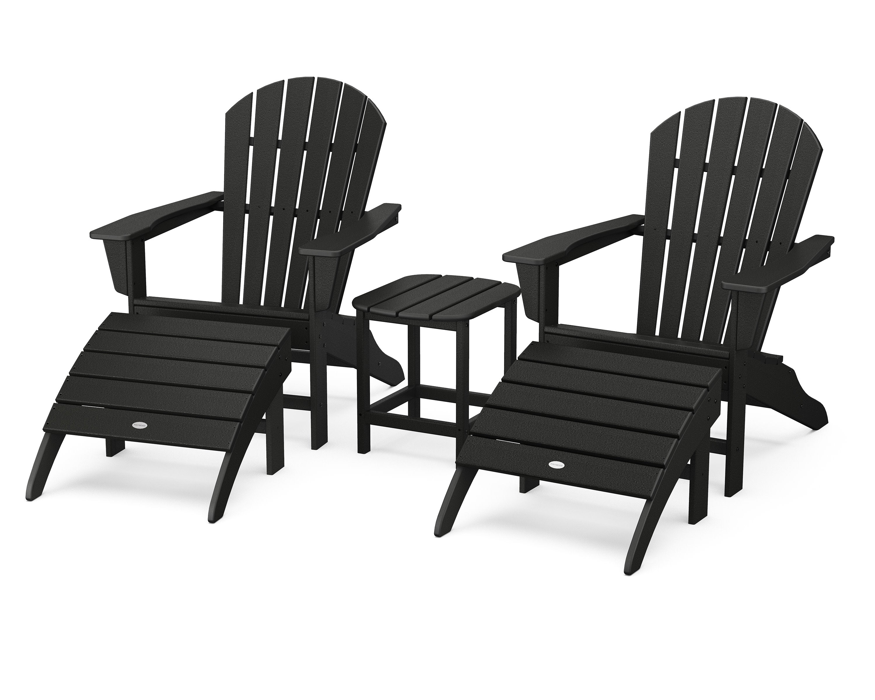 South Beach Adirondack 5-Piece Set in Black