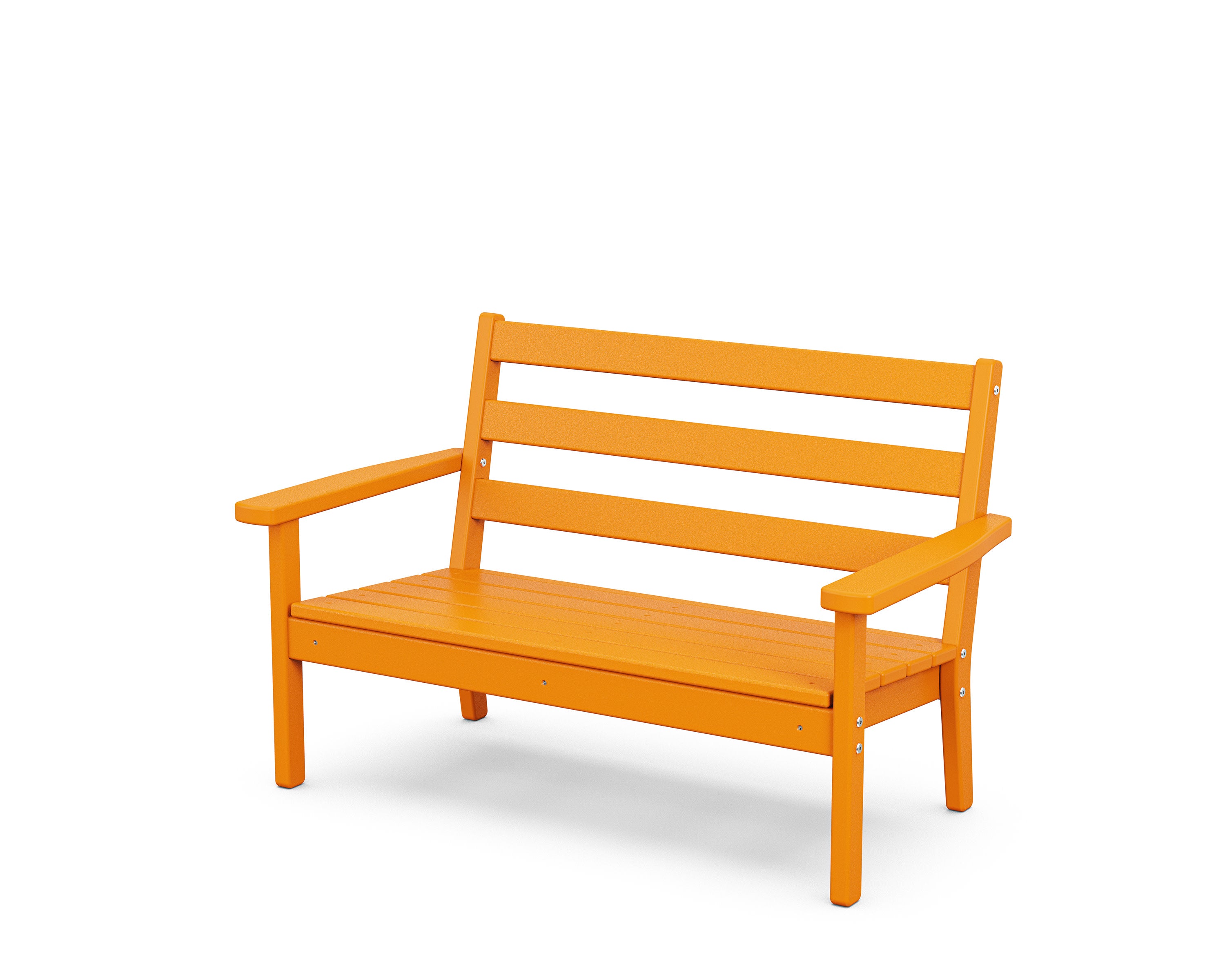 Kids Lakeside Bench in Tangerine