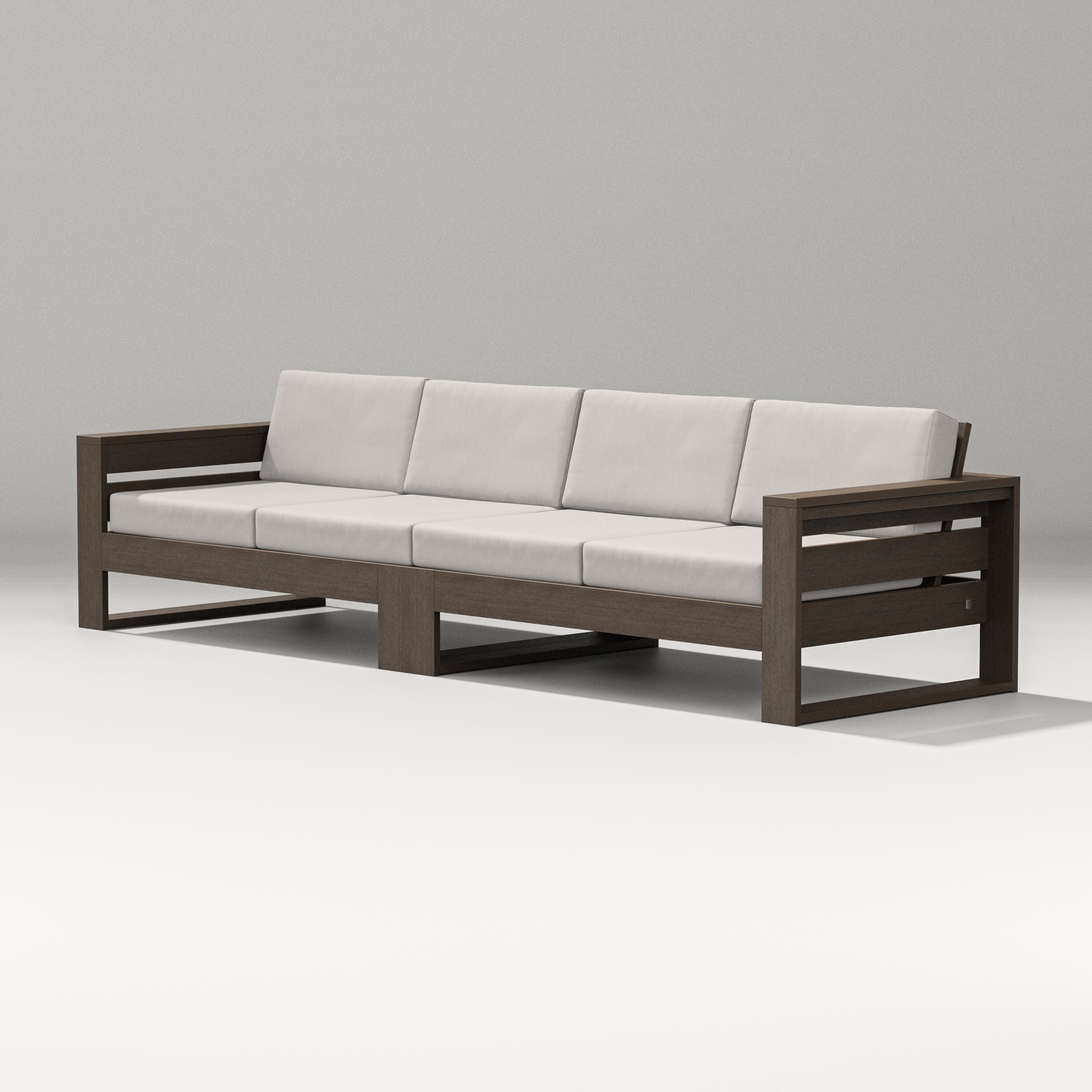 Latitude Straight Sectional in Kona / Cast Ash