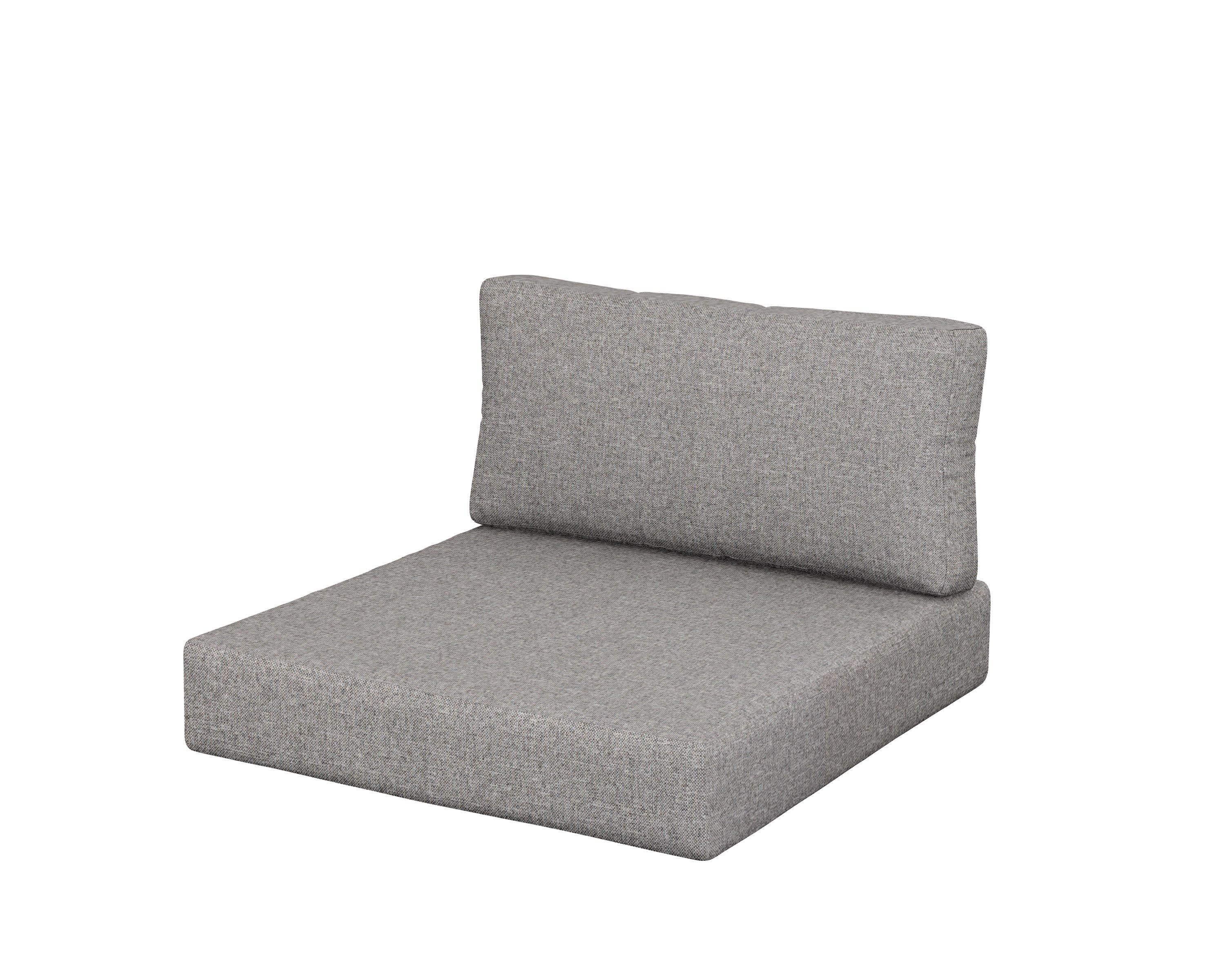 Acadia Back/Seat Cushion Set in Grey Mist