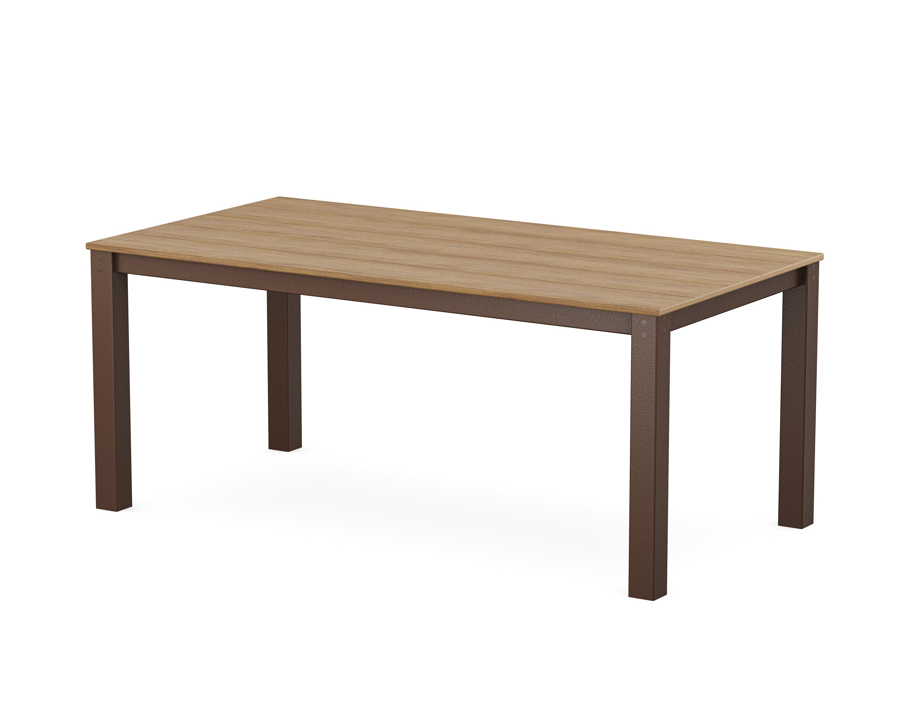 Parsons 38" X 72" Dining Table in Mahogany / Natural