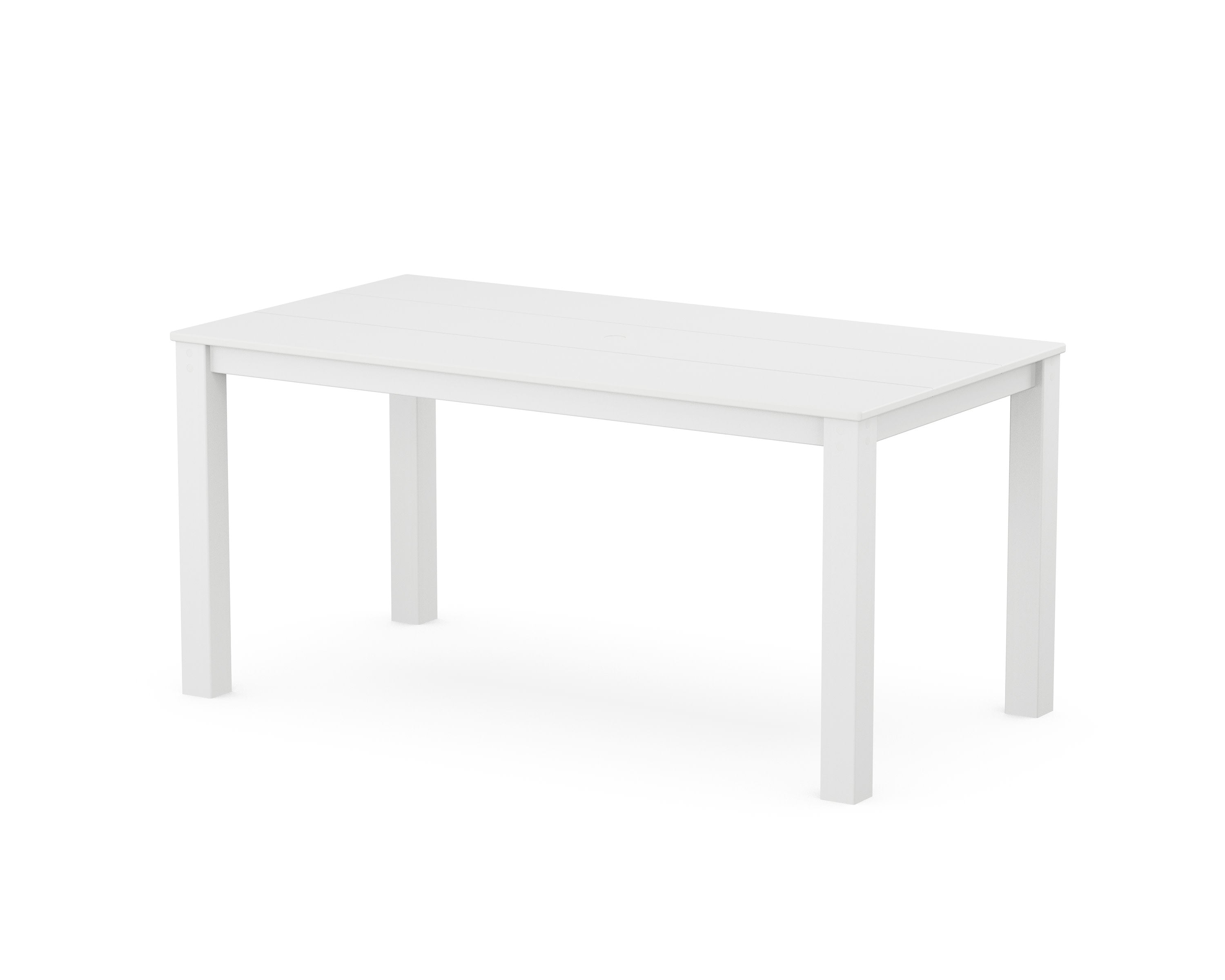 Studio Parsons 34" X 64" Dining Table in White