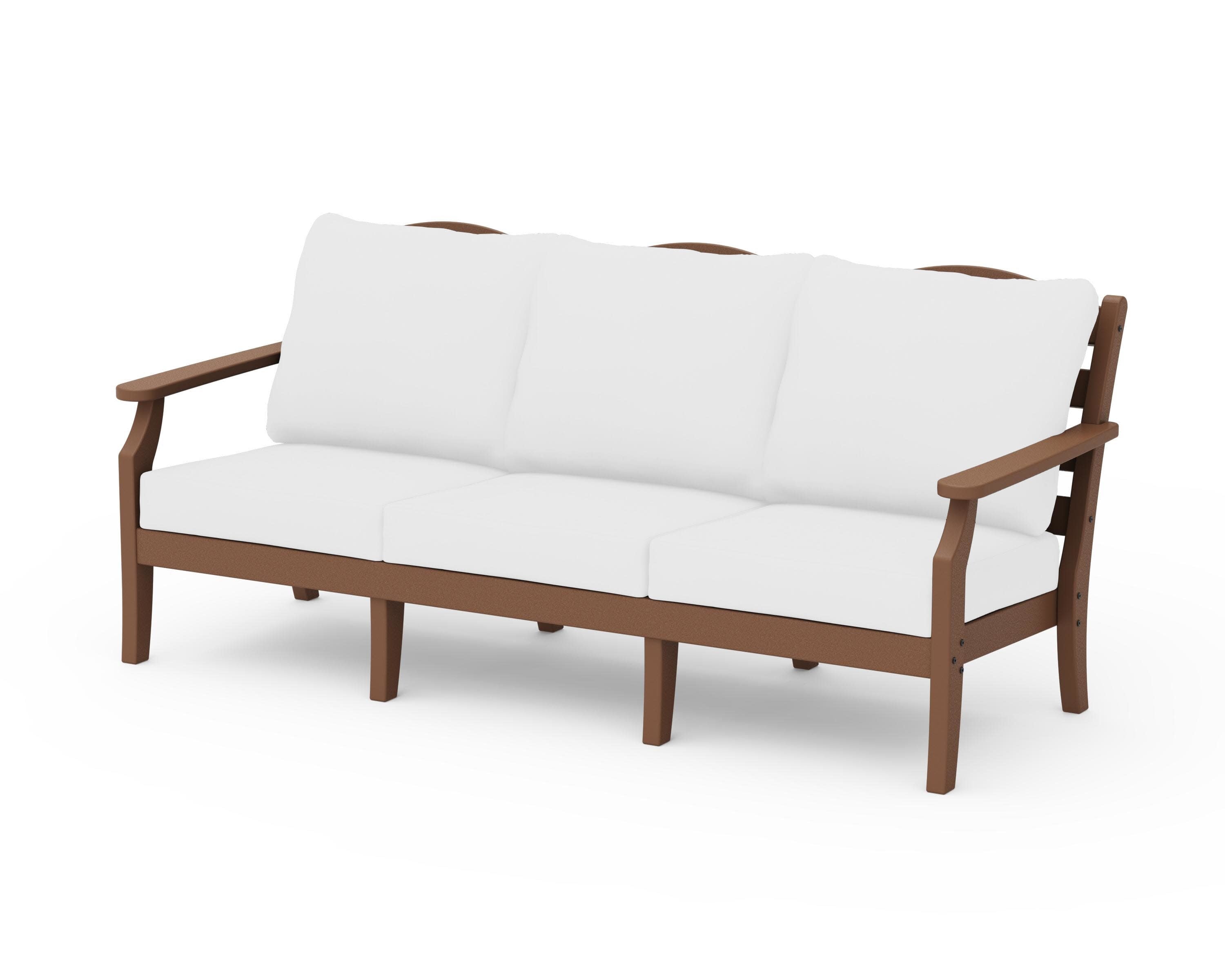 Savannah Deep Seating Sofa in Teak / Natural