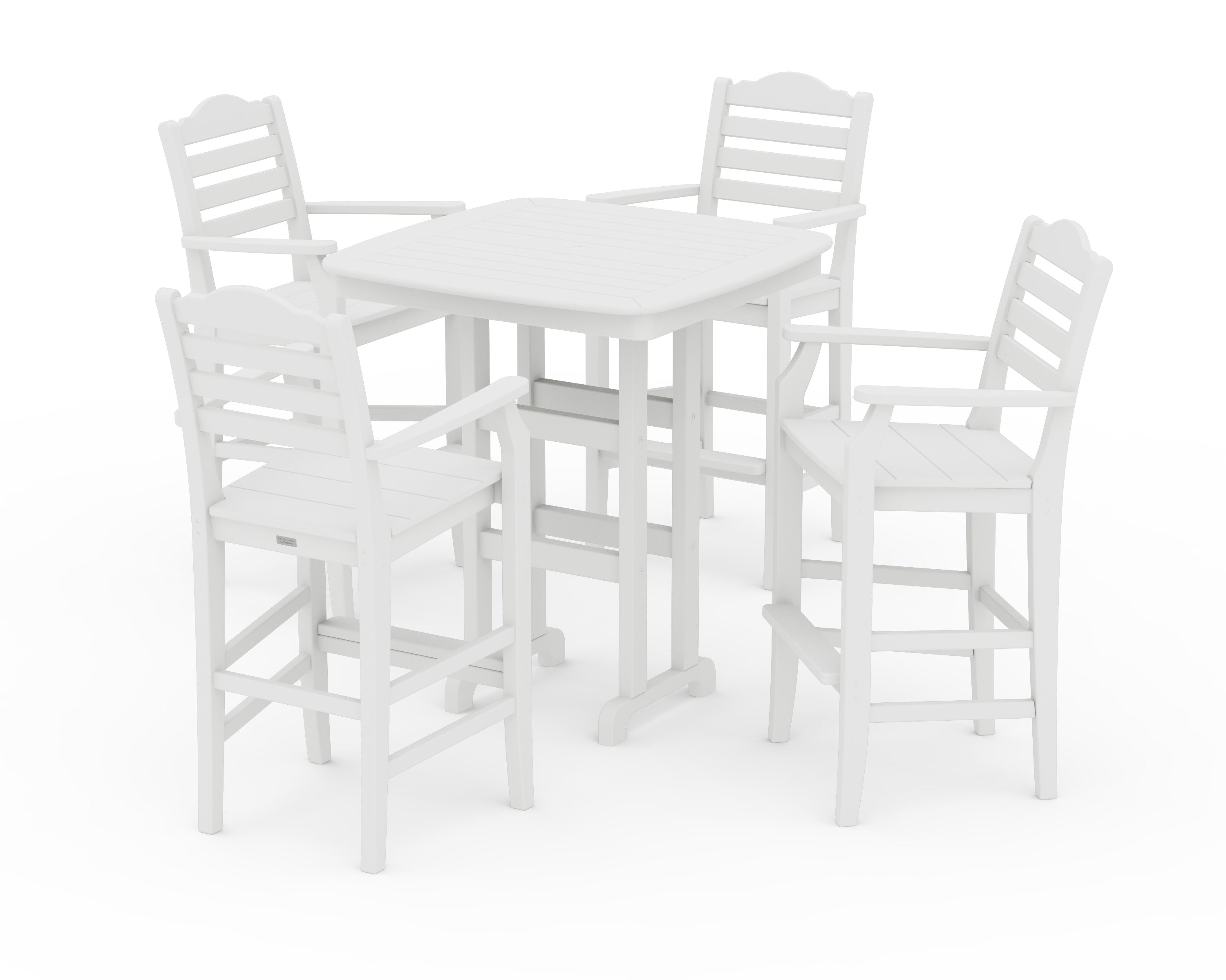 Savannah 5-Piece Bar Set in White
