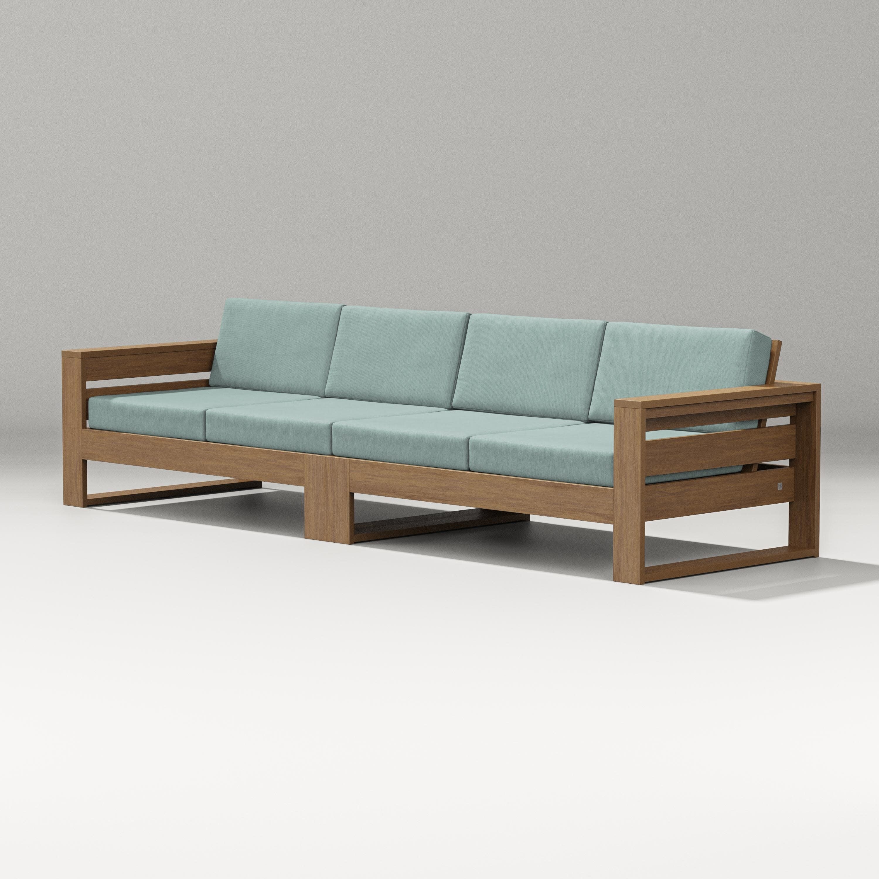 Latitude Straight Sectional in Natural / Glacier Spa