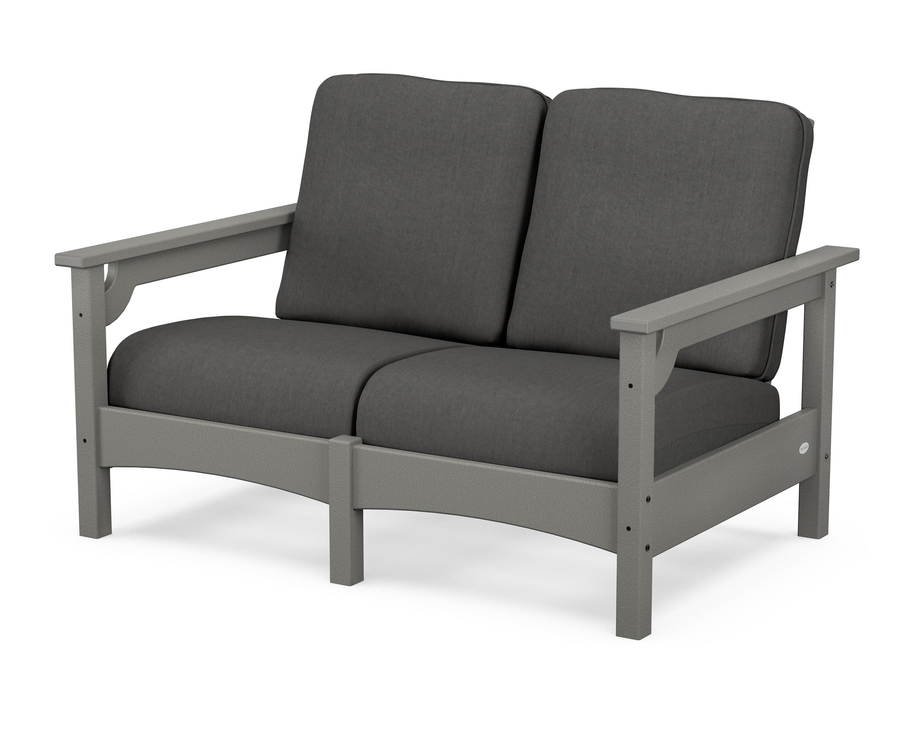 Club Loveseat in Slate Grey / Spectrum Carbon