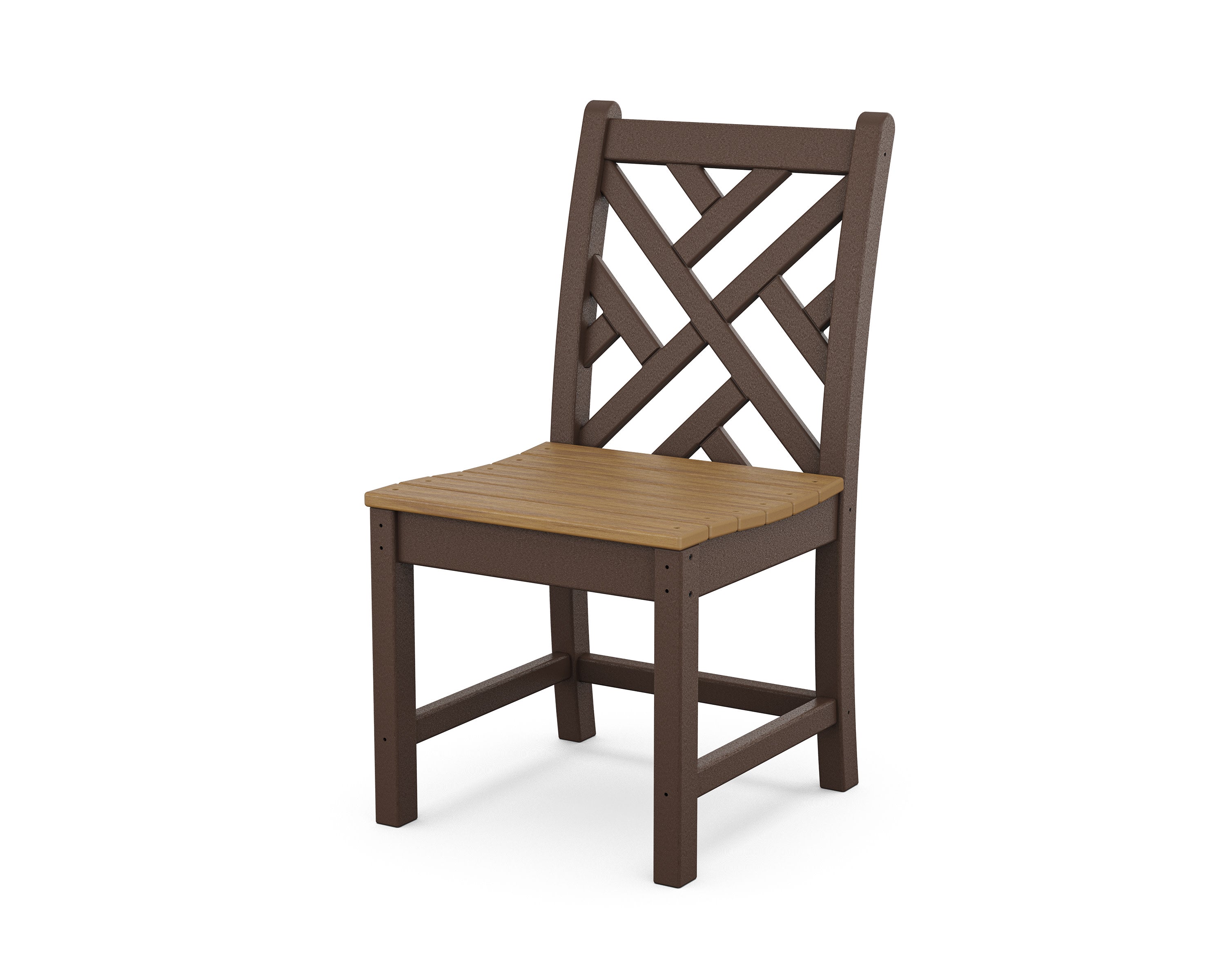 Chippendale Dining Side Chair in Mahogany / Natural