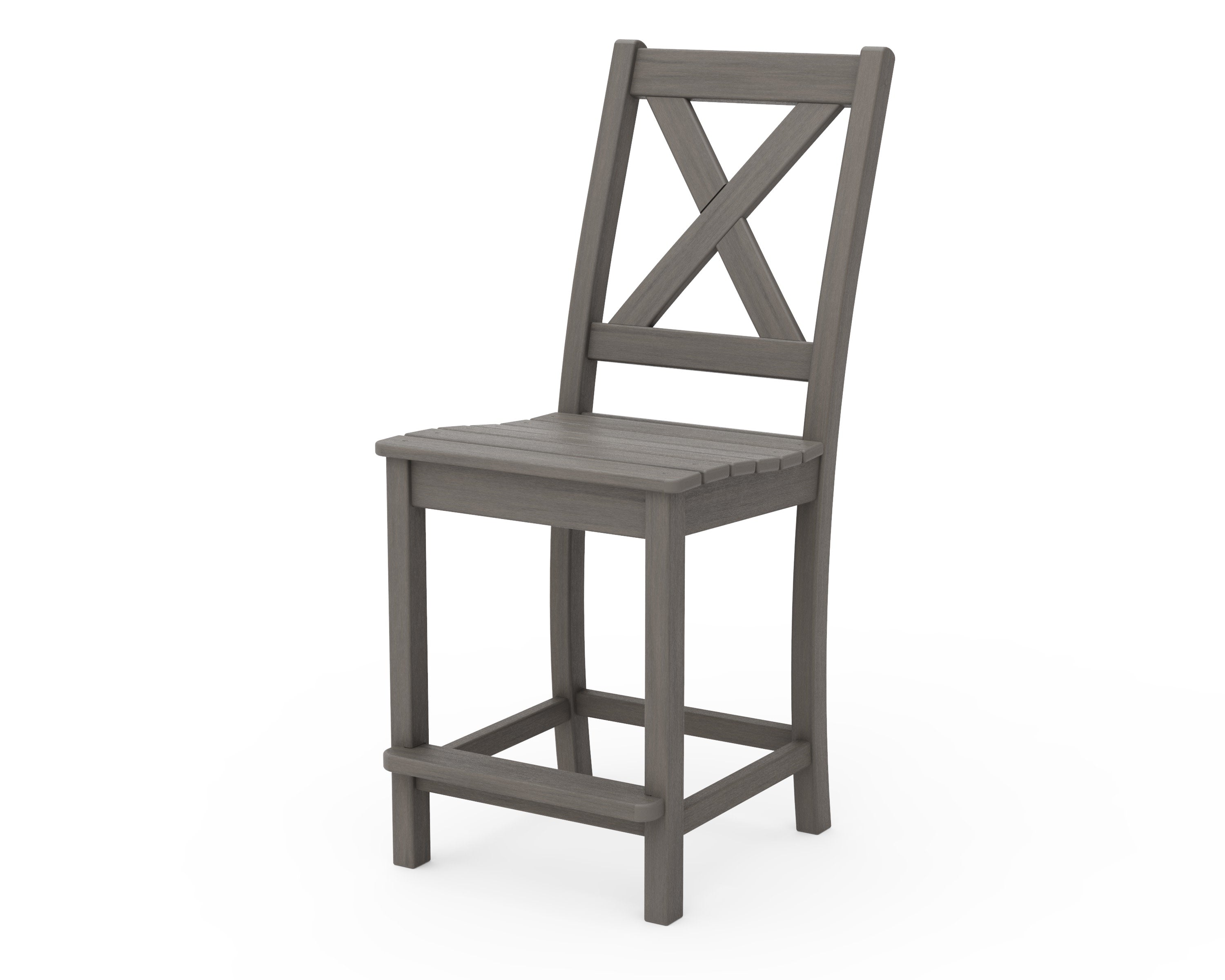 Braxton Counter Side Chair in Driftwood