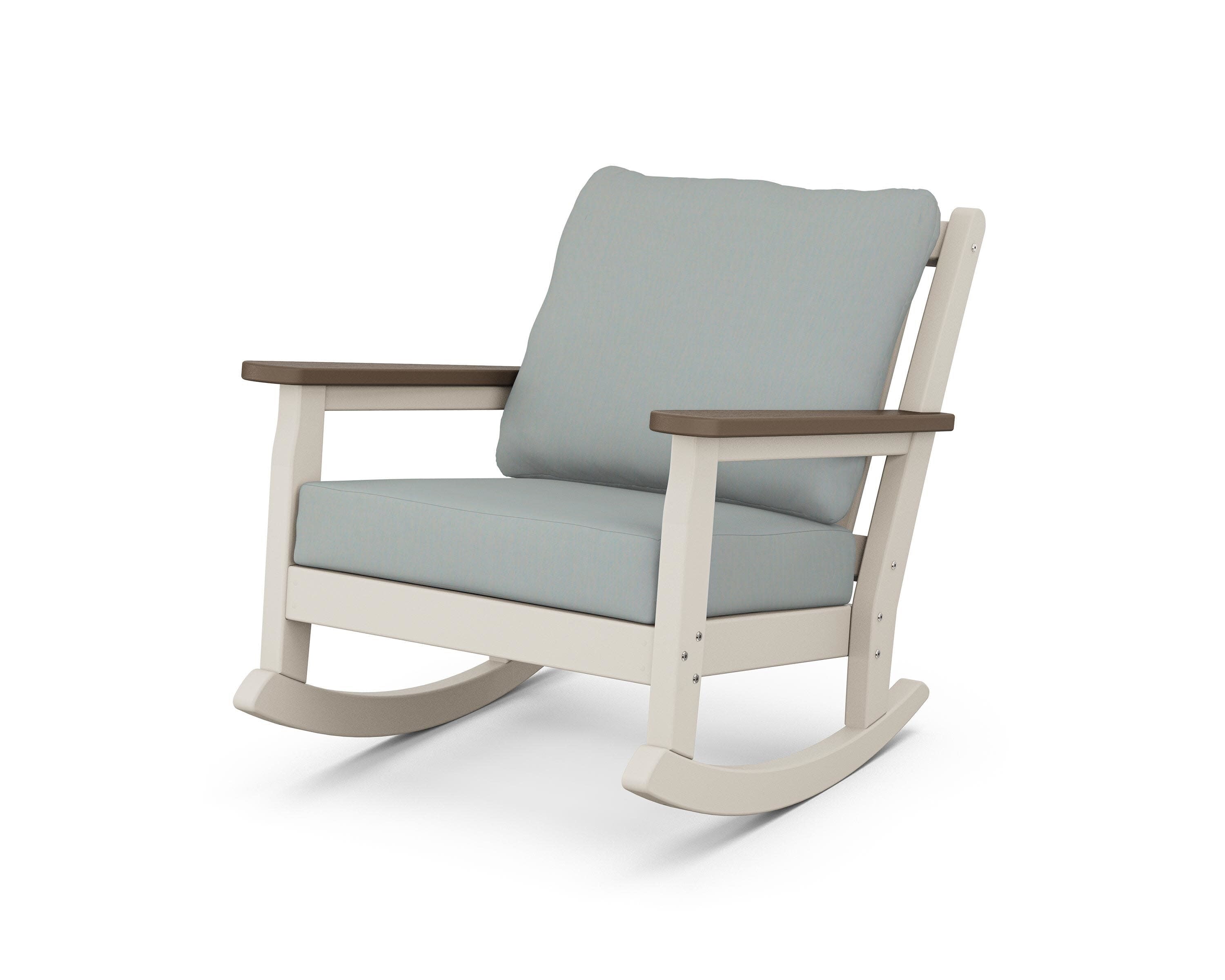 Chippendale Deep Seating Rocking Chair in Sand / Kona / Spa