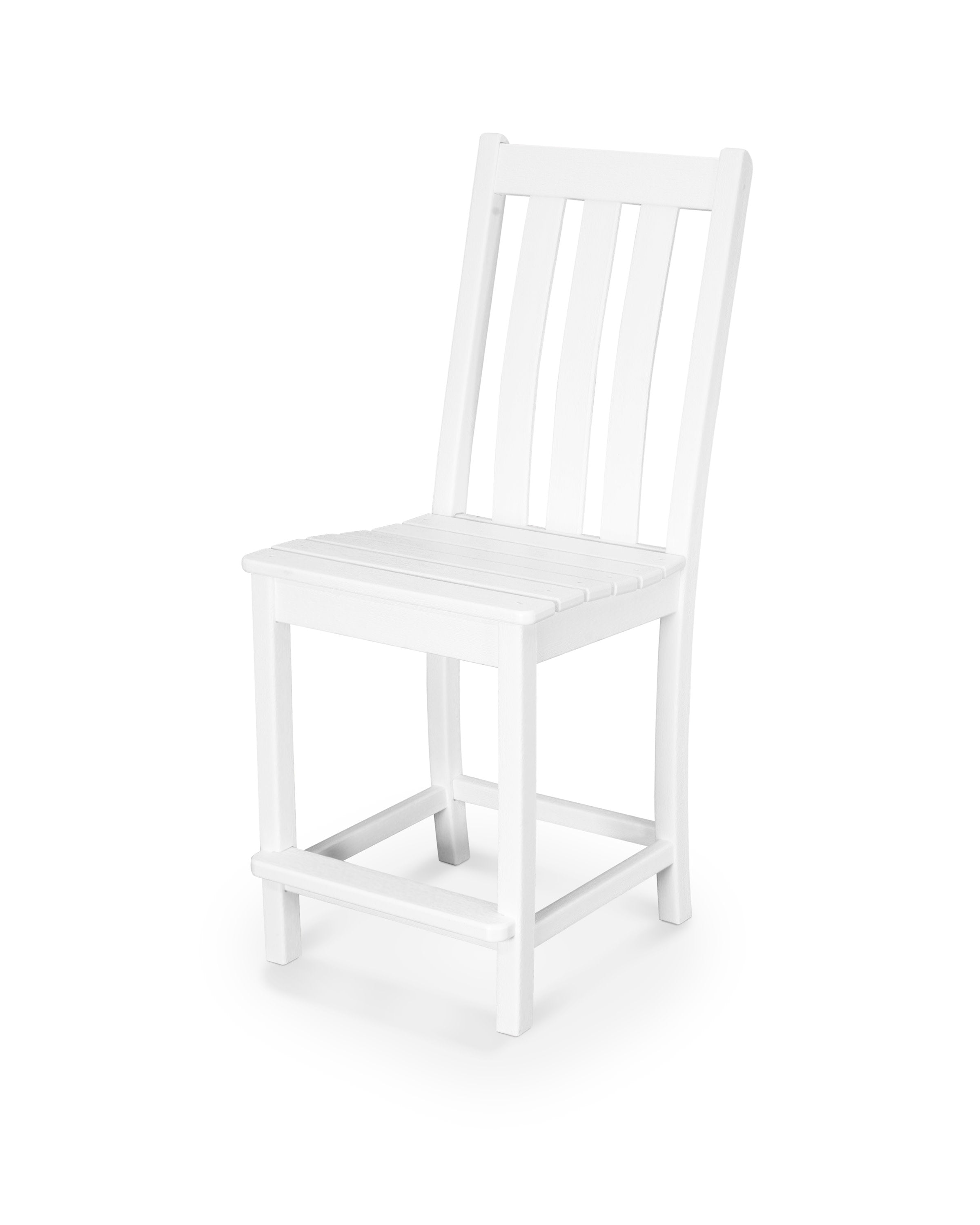 Vineyard Counter Side Chair in White