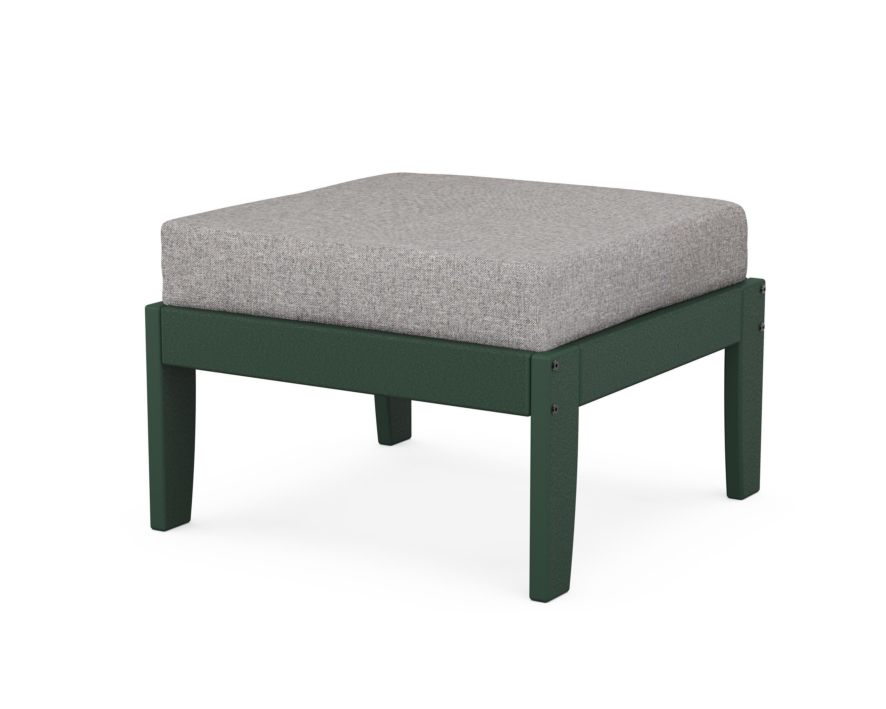 Modular Ottoman - Classic in Green / Grey Mist
