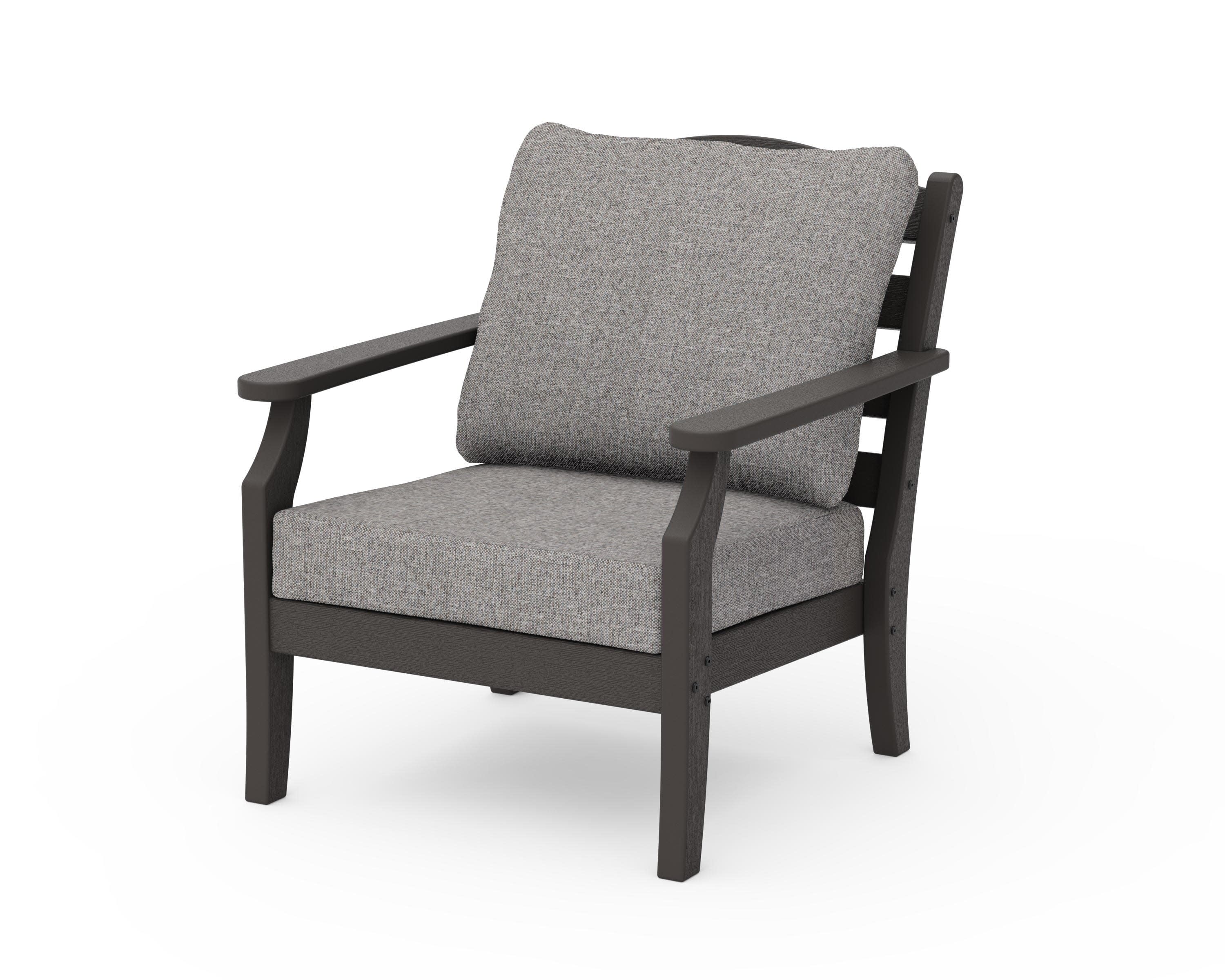 Savannah Deep Seating Chair in Vintage Coffee / Grey Mist