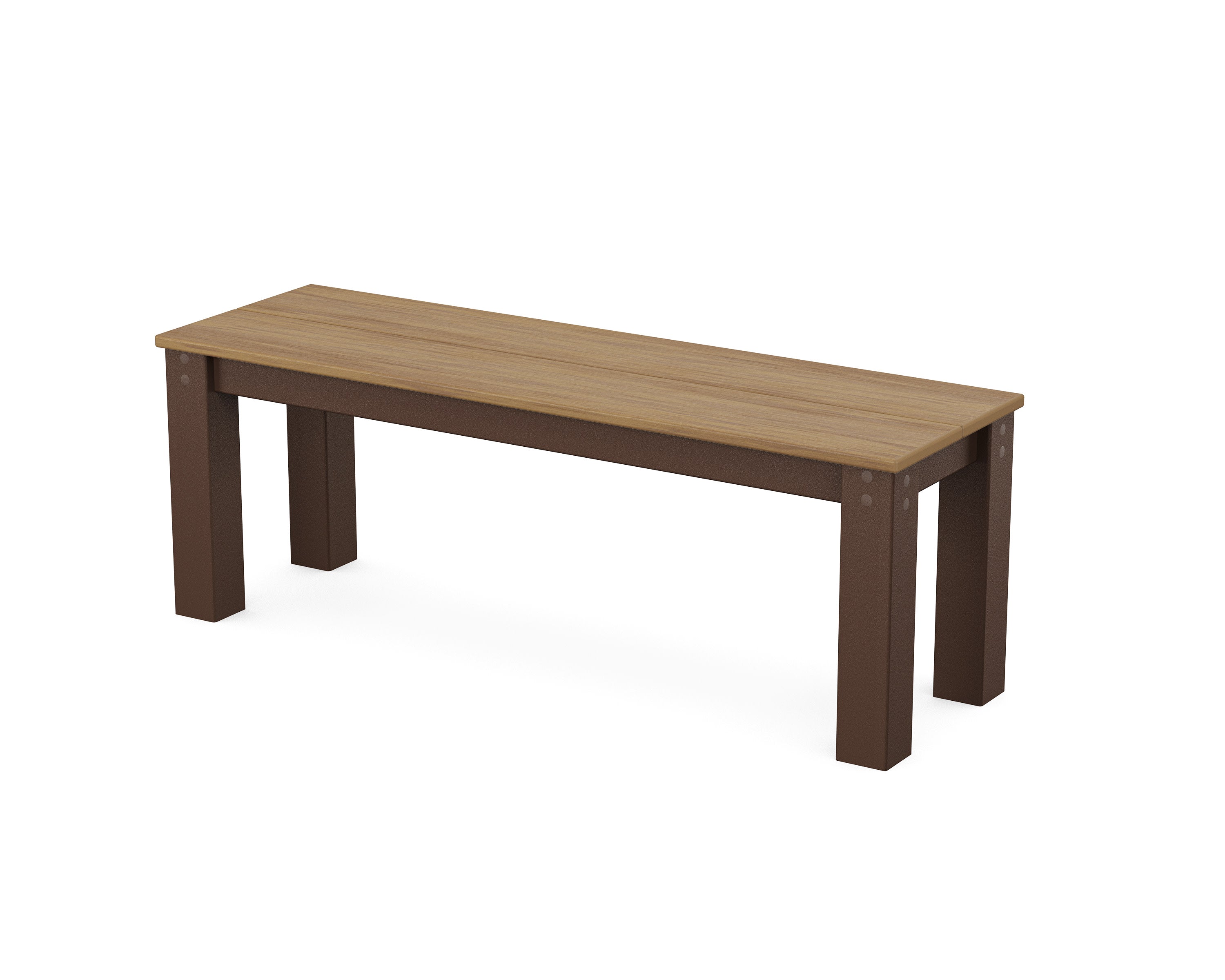 Studio Parsons 48" Bench in Mahogany / Natural