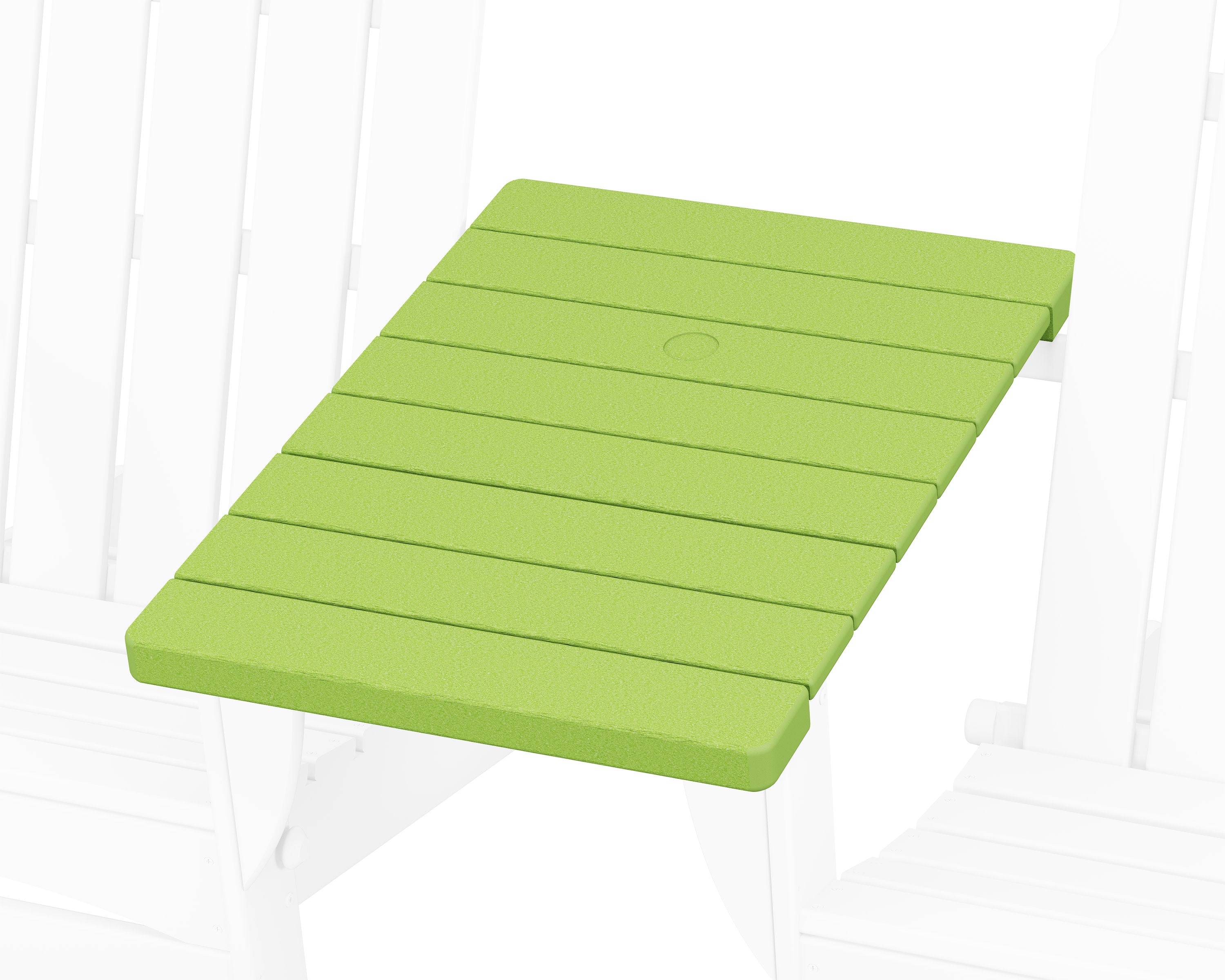 Classic Series Straight Adirondack Connecting Table in Lime