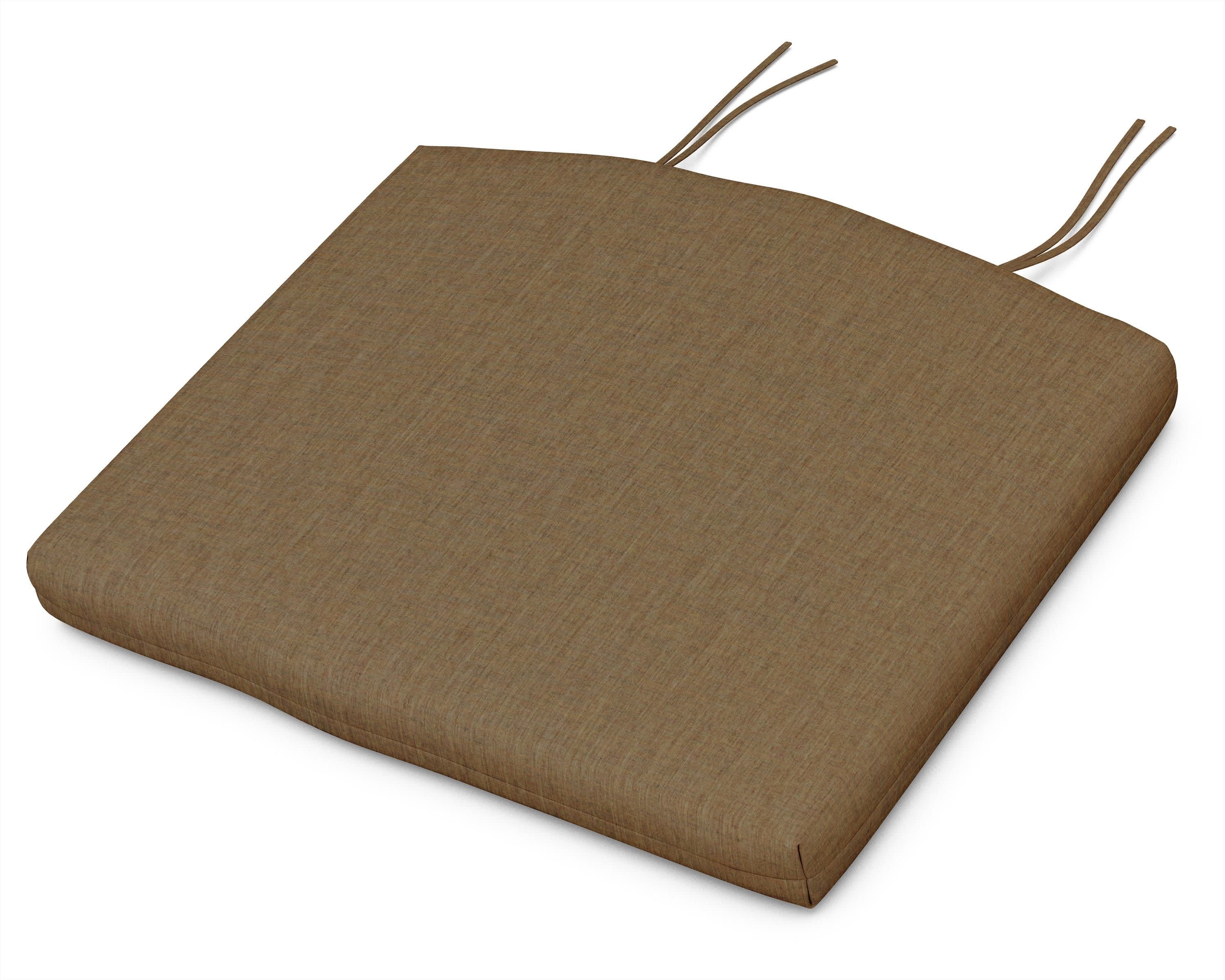 Seat Cushion - 17.80"D x 19"W x 2.5"H in Cast Teak