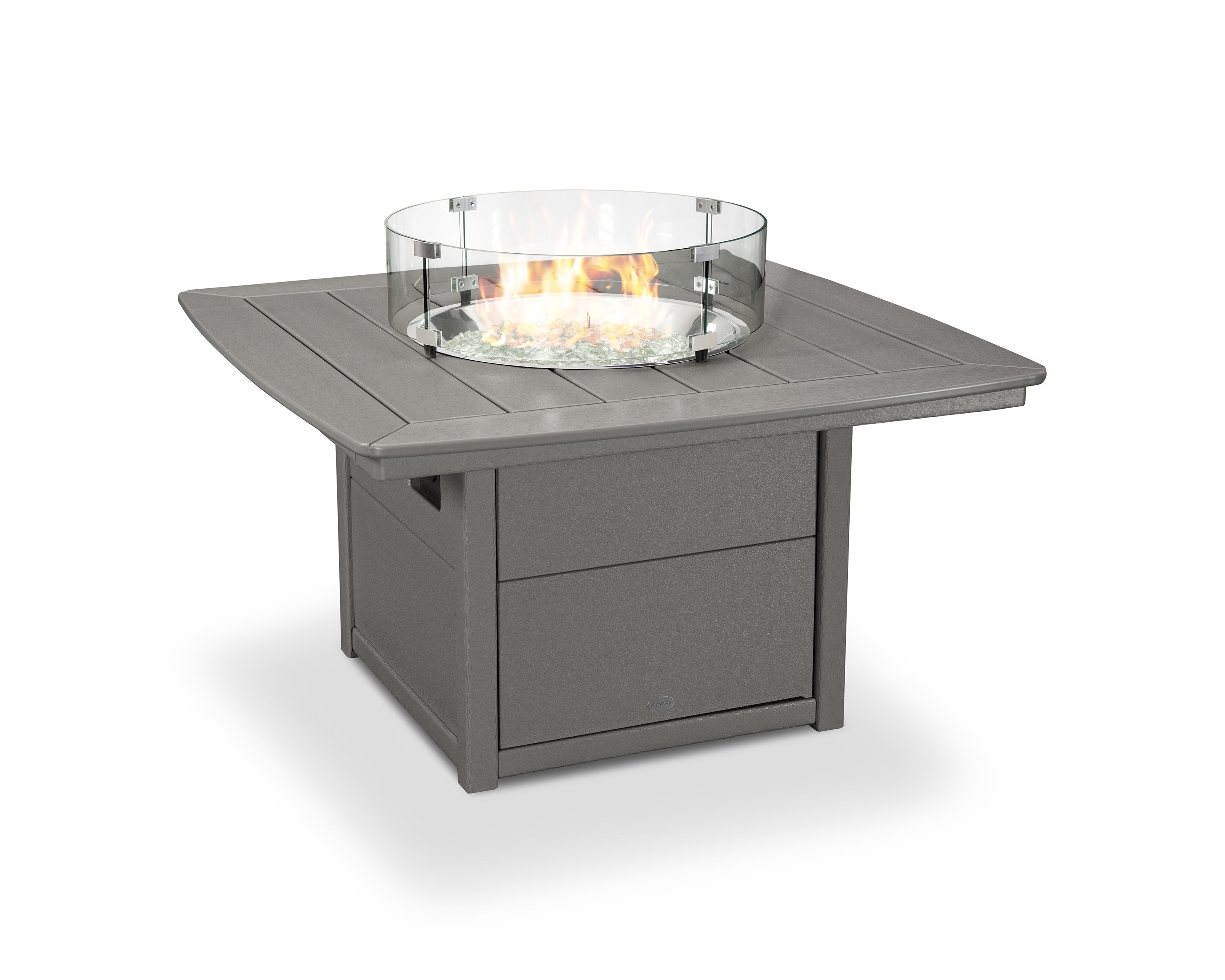Nautical 42" Fire Pit Table in Slate Grey
